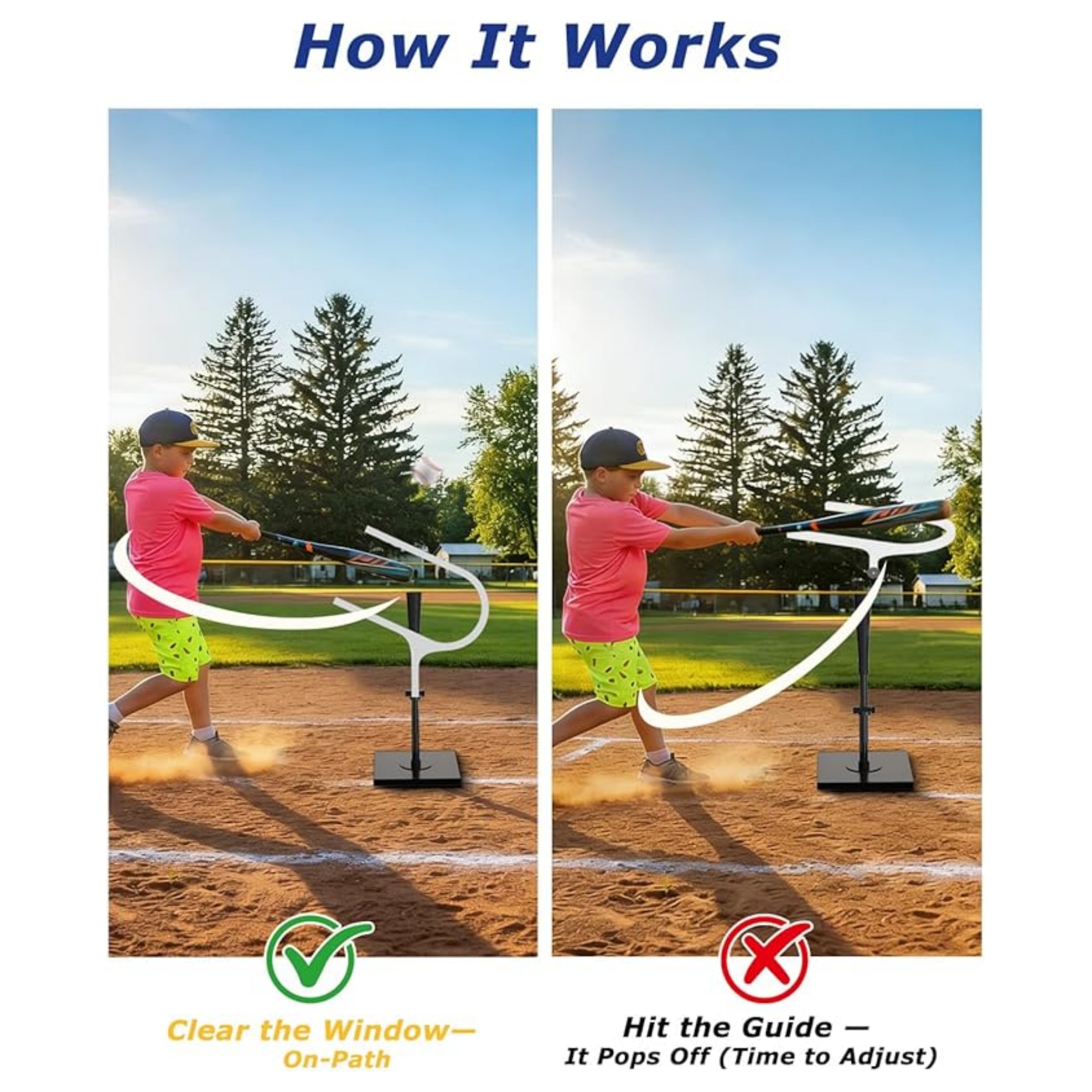 25° Baseball & Softball Swing Path Trainer