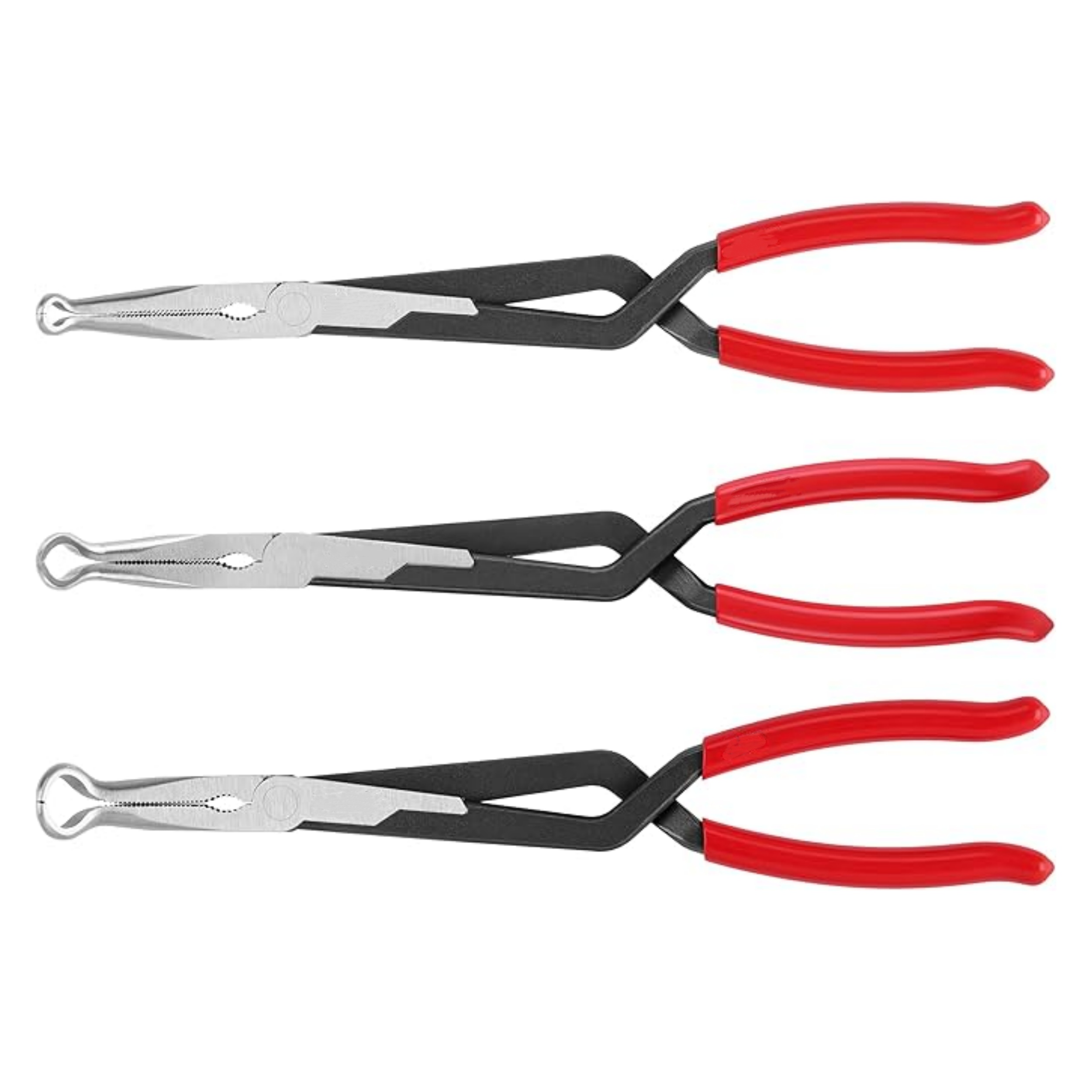 3-Piece Long Reach Hose Grip Pliers Set