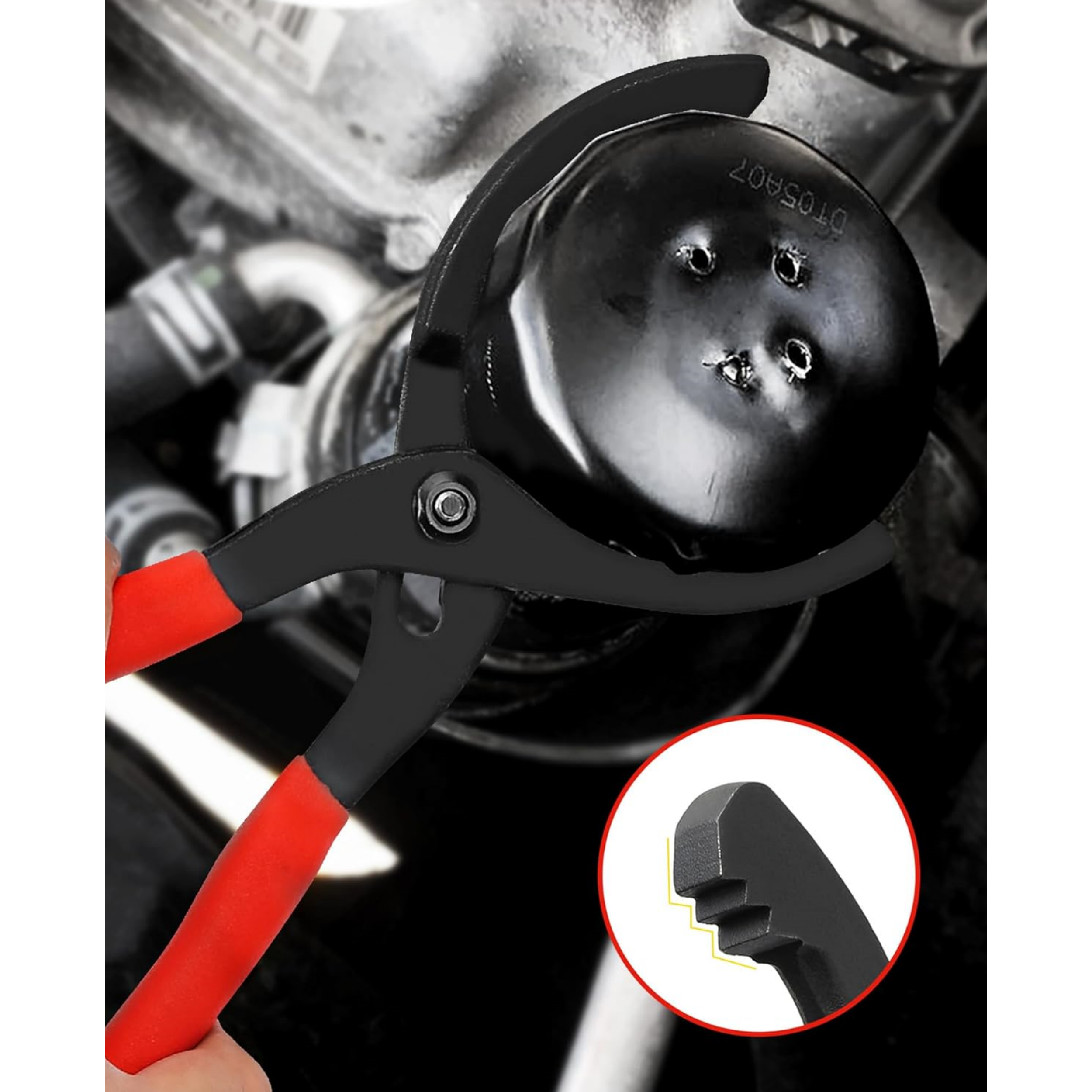 Oil Filter Wrench Set – Adjustable Plier & 3‑Jaw Universal Remover