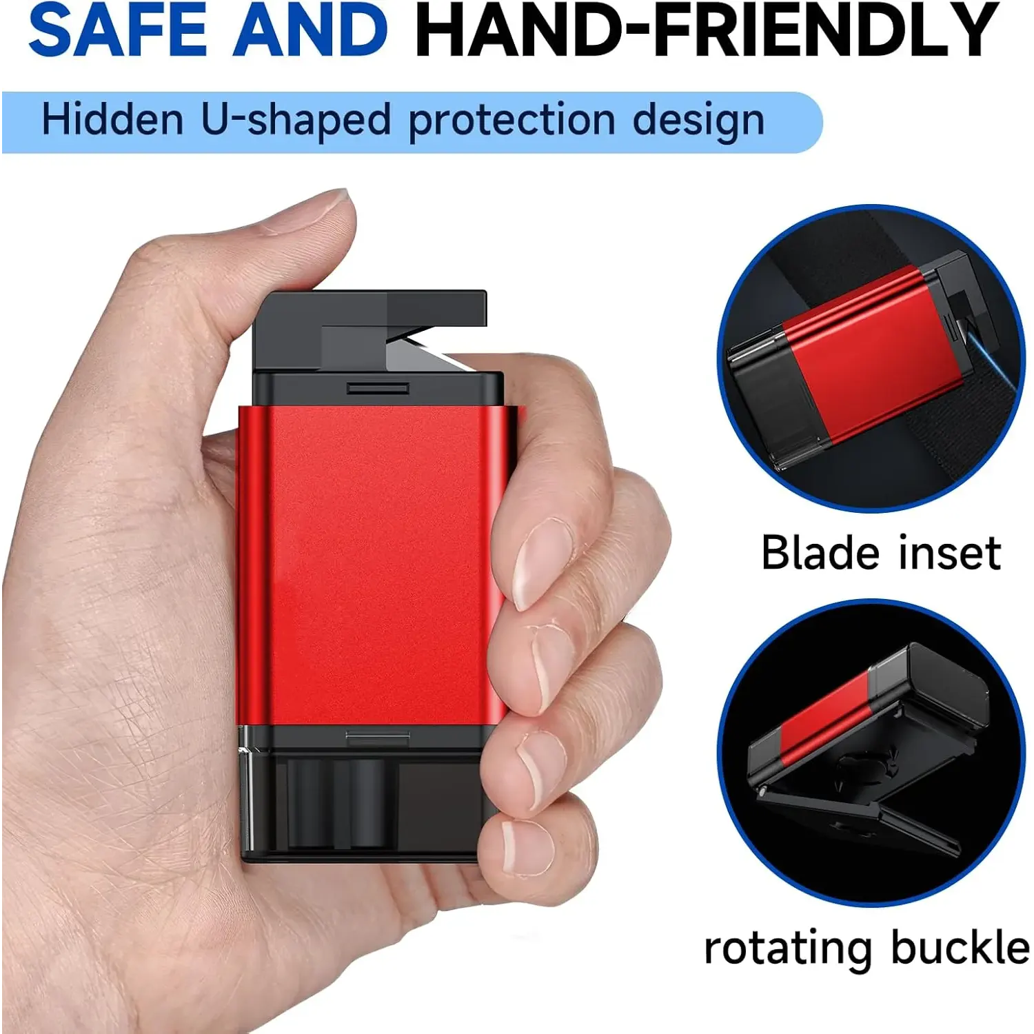 2-in-1 Car Safety Tool – Window Breaker & Seatbelt Cutter