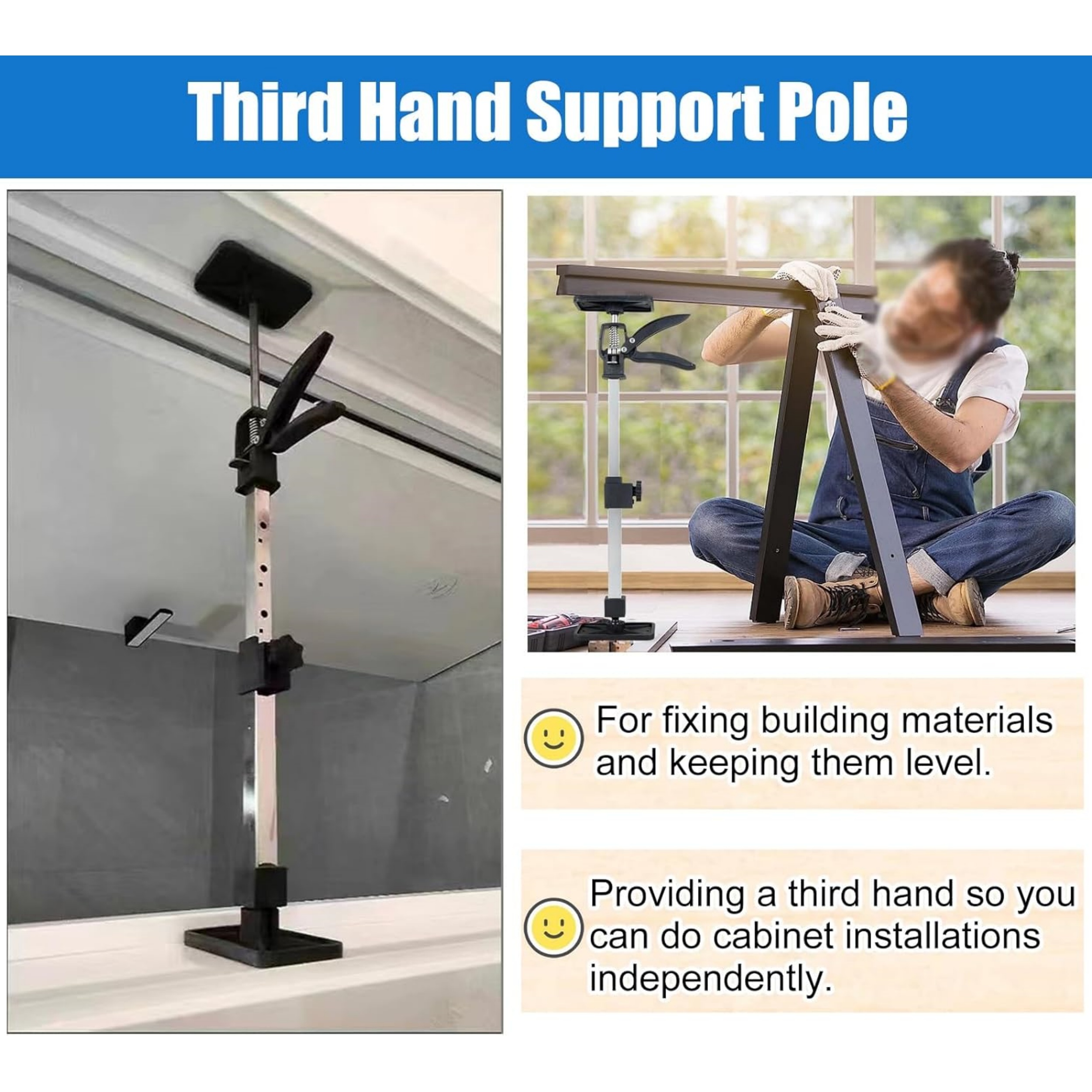 Steel Telescopic Quick Support Rod