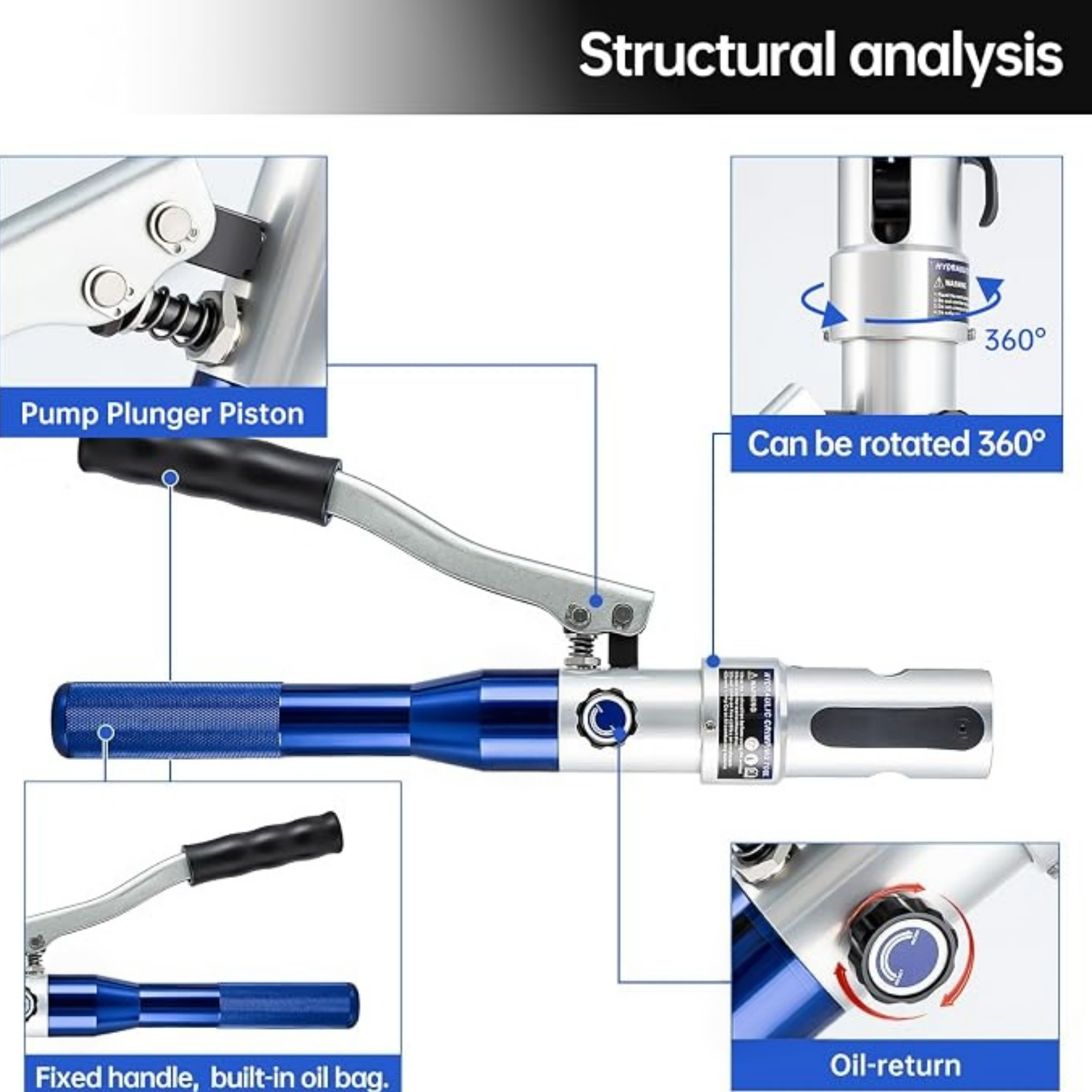 Hydraulic Pipe Fitting Crimping Tool – Portable Precision Press Solution