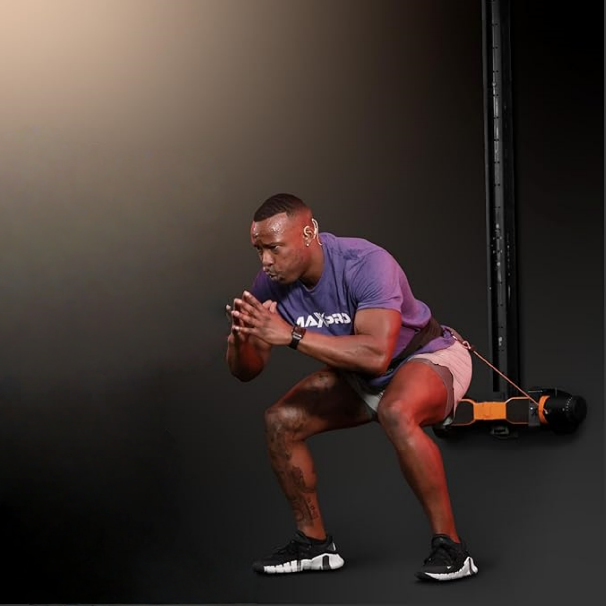Portable Smart Cable Gym – 5‑300 lbs Resistance, Bluetooth Connected, Folds for Storage
