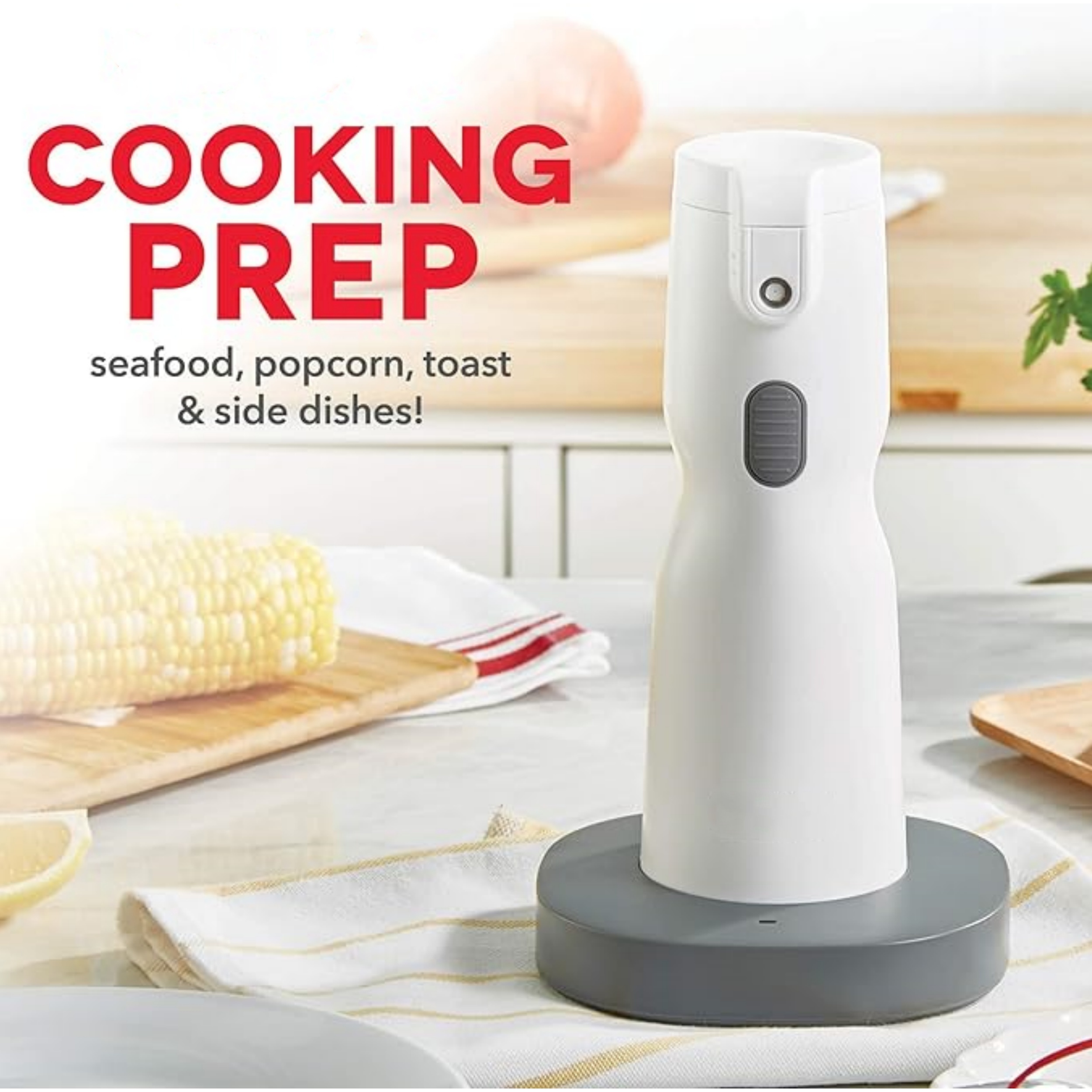 Electric Butter Sprayer – Cordless, Real Butter, Precision Spray