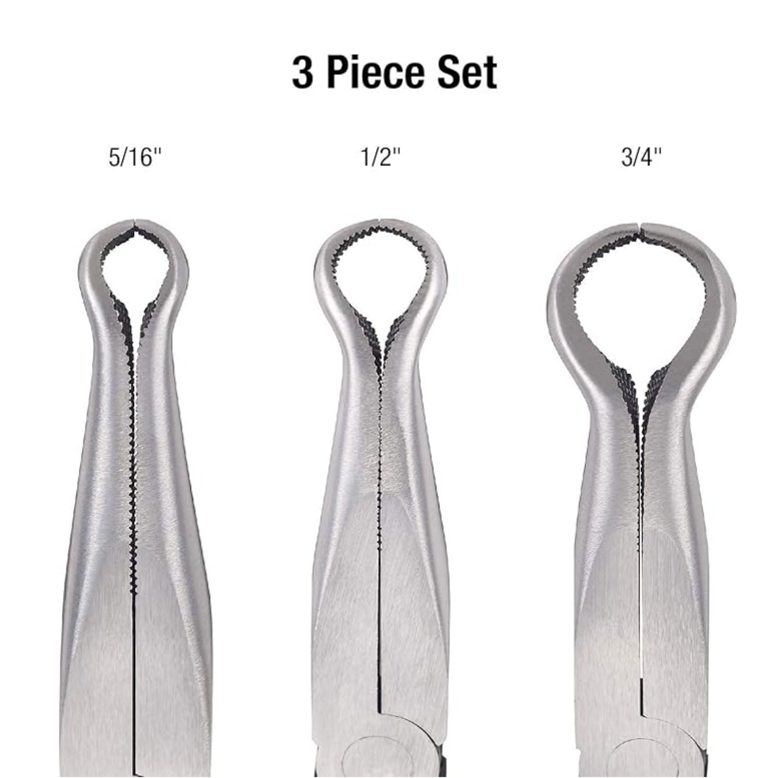 3-Piece Long Reach Hose Grip Pliers Set