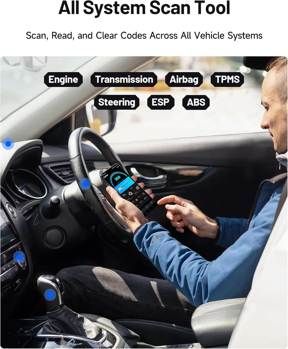 Pocket-Size Bluetooth Scan Tool – Full Vehicle Diagnostics on Your Phone
