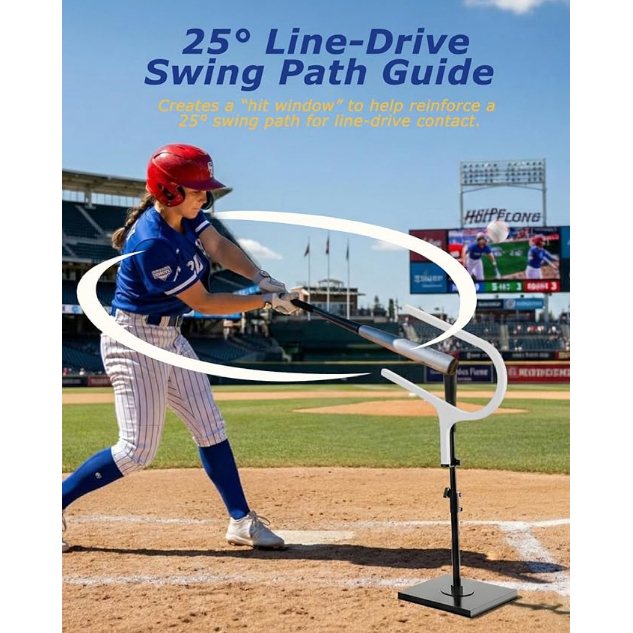 25° Baseball & Softball Swing Path Trainer