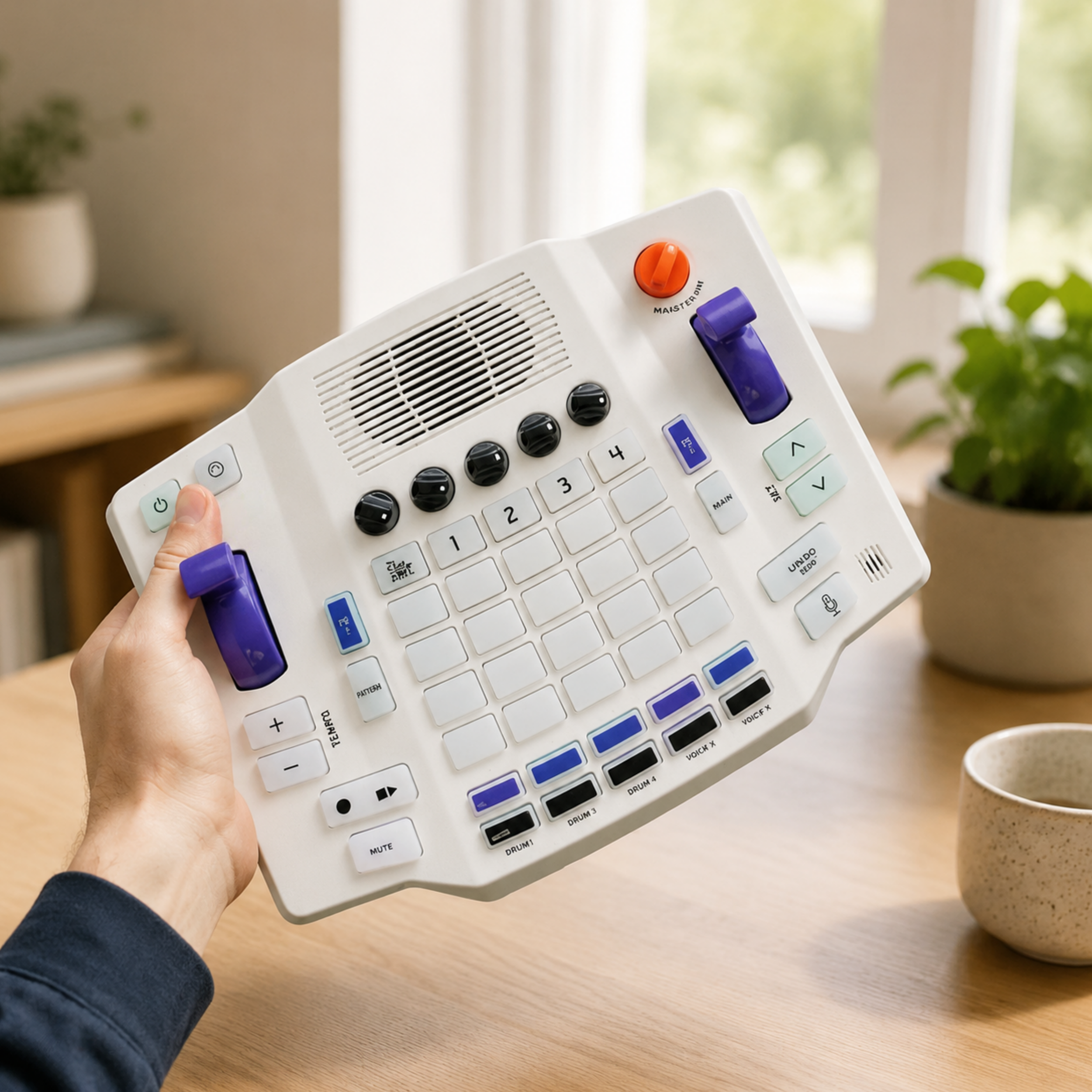 Portable Music Creation Station – Multi-Track Sampler and Beat Making Device