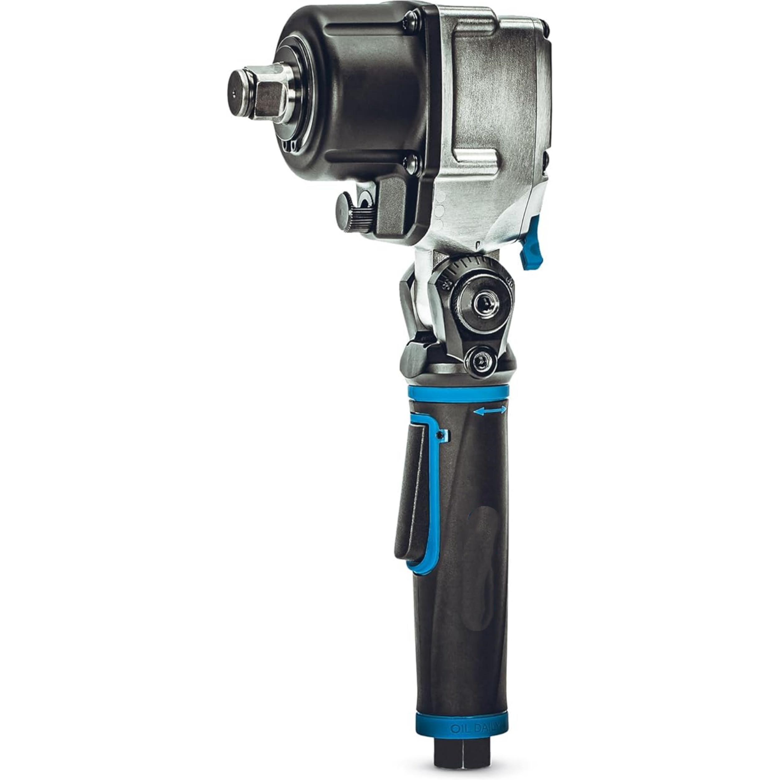 3/4" Flex-Head Air Angle Impact Wrench – 738 ft-lbs, 120° Flexible Head