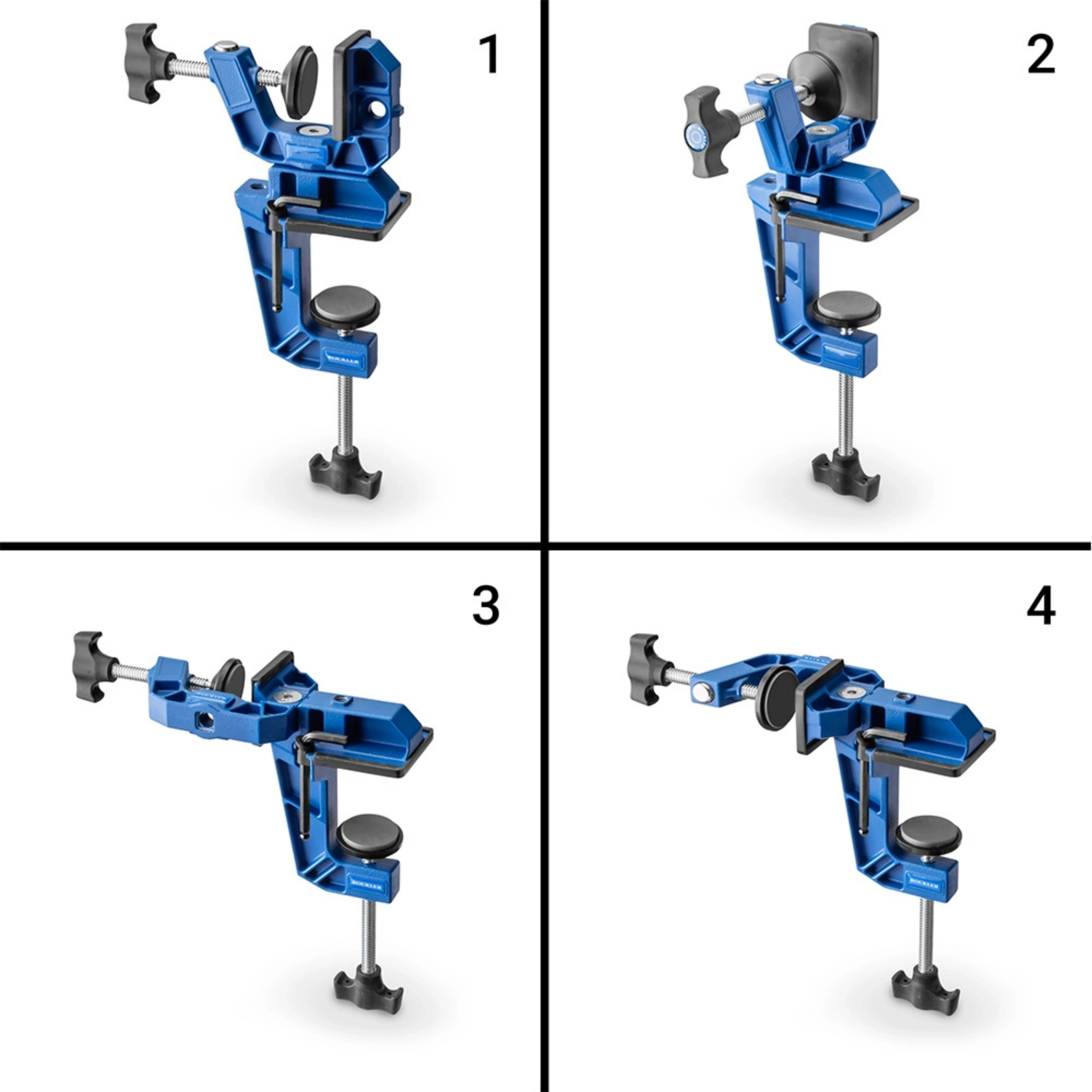 Multipurpose Bench Clamps – Vise-Like Workholding for Any Worksurface