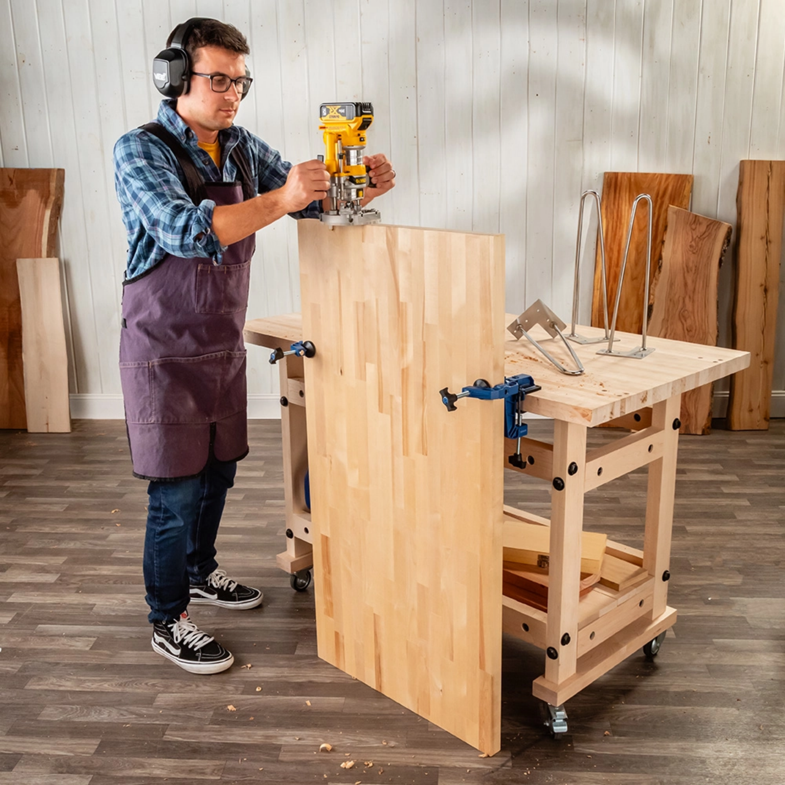 Multipurpose Bench Clamps – Vise-Like Workholding for Any Worksurface