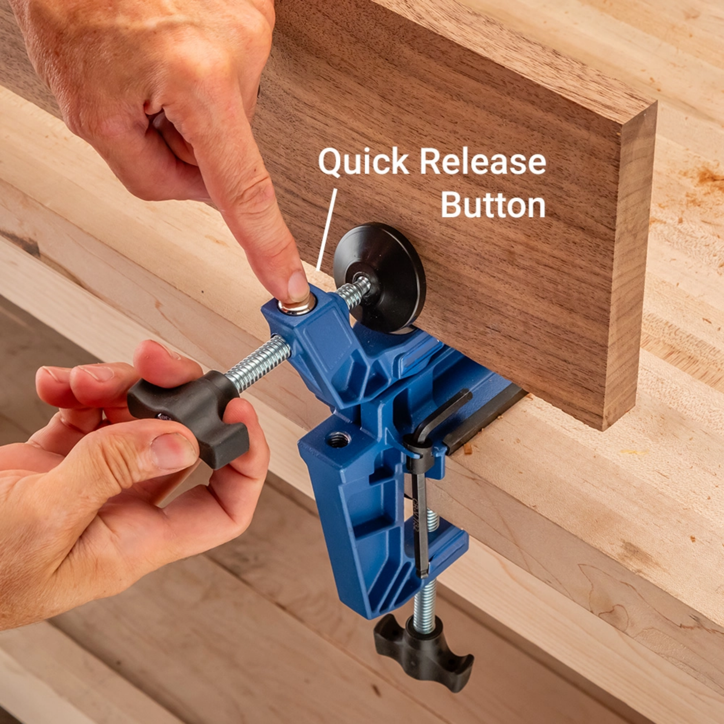 Multipurpose Bench Clamps – Vise-Like Workholding for Any Worksurface