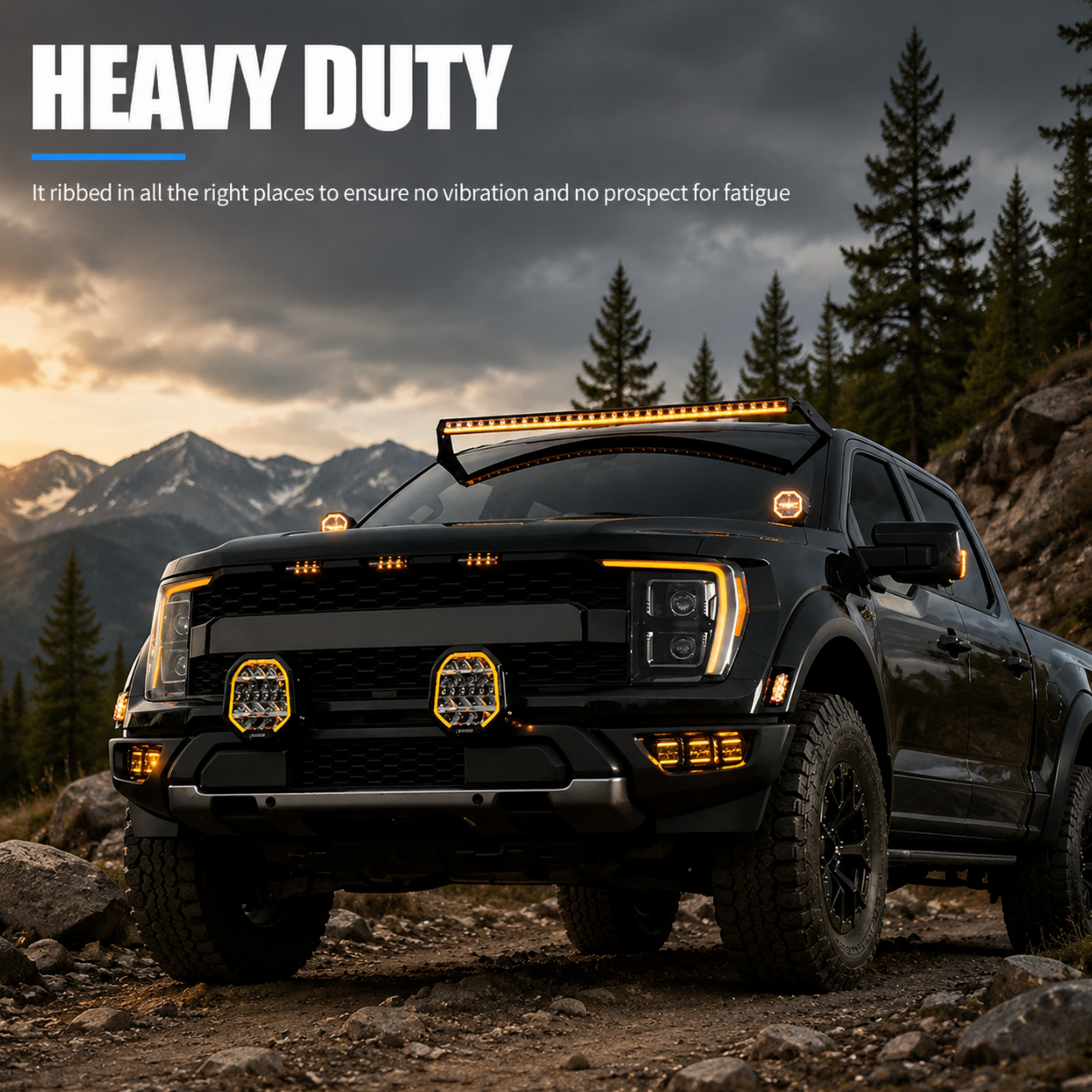 Single Row LED Light Bar – High Performance Off-Road Lighting Solution