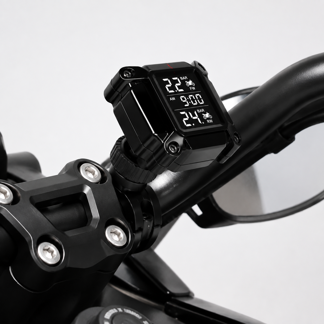 Wireless Motorcycle Tire Pressure Monitoring System – Real-Time Riding Safety Assistant