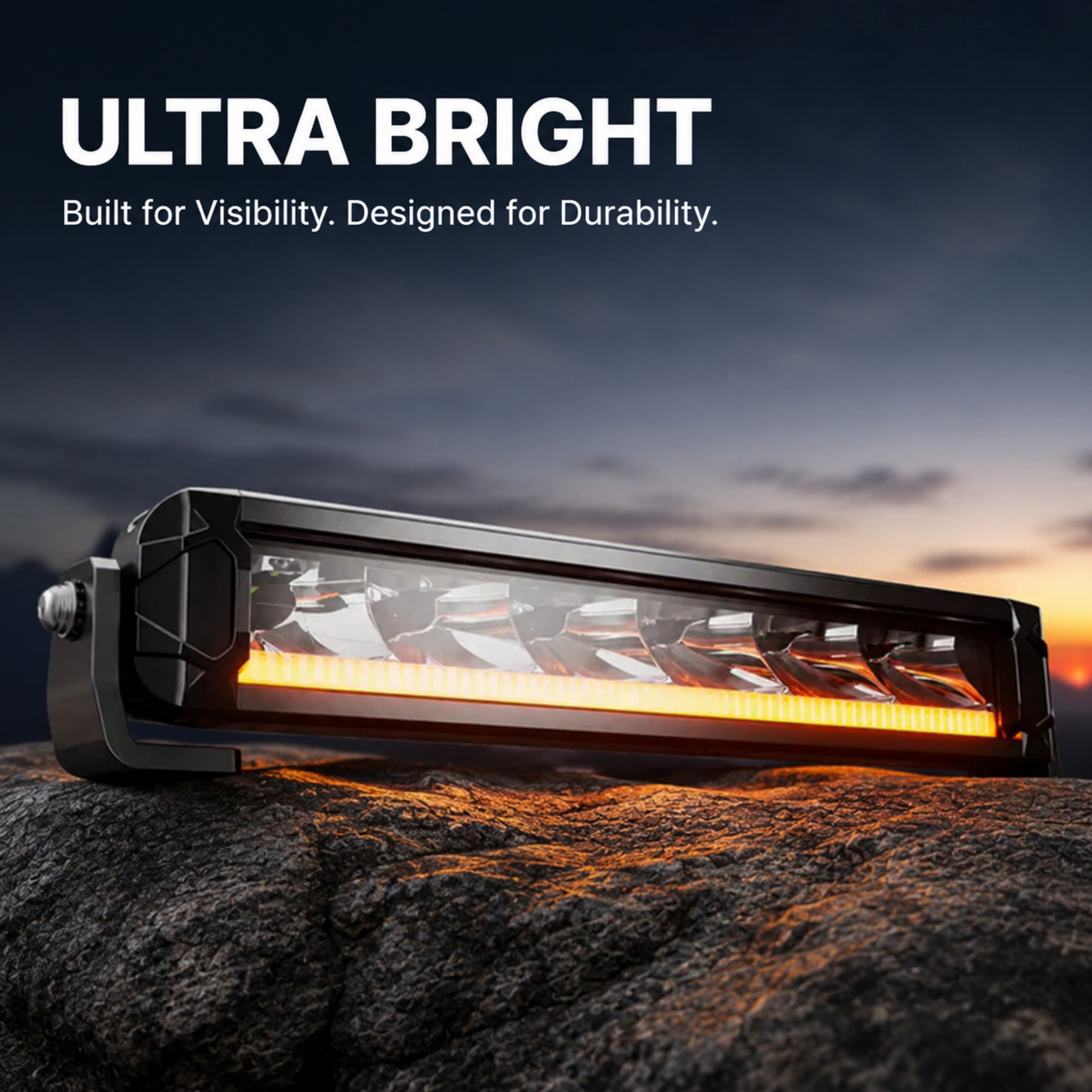 Single Row LED Light Bar – High Performance Off-Road Lighting Solution