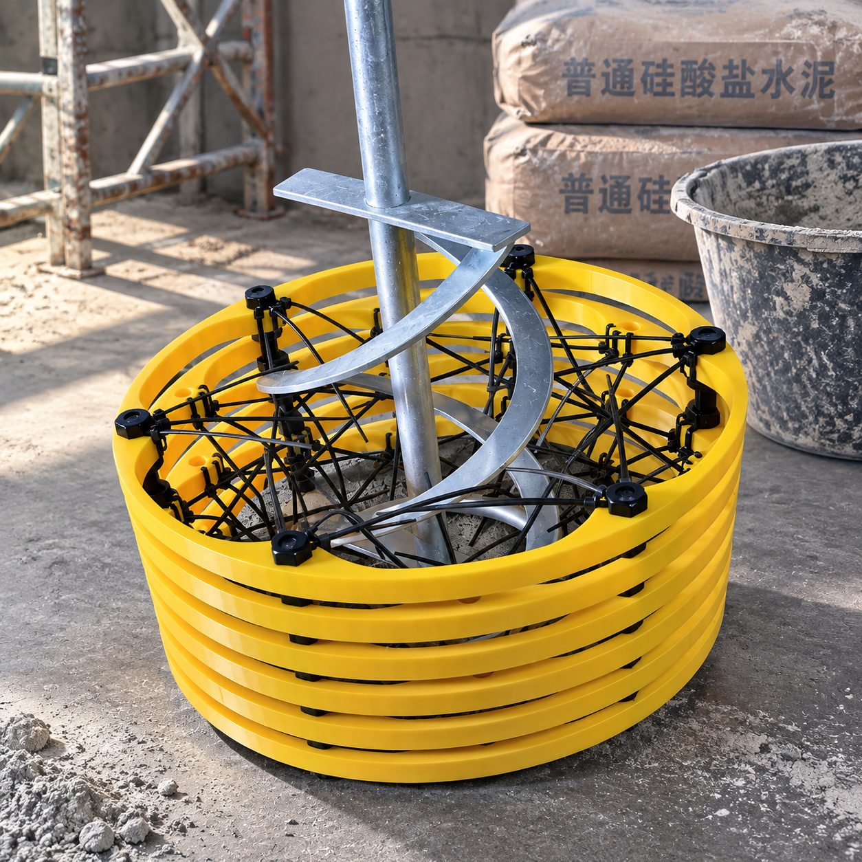 Spiral Mixer Cleaner – Efficient Tool For Removing Dried Mortar Residue