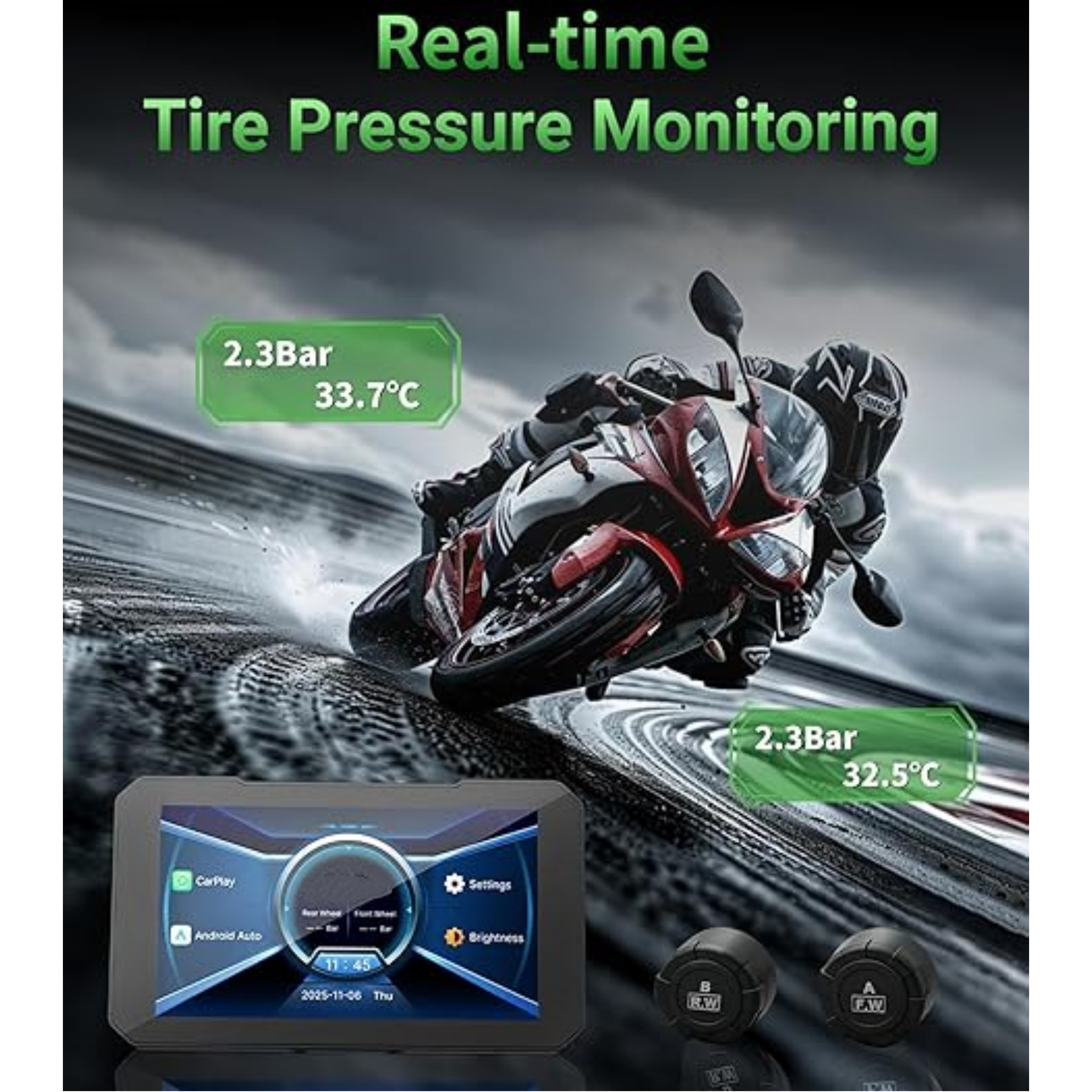 C3 Plus Motorcycle Carplay