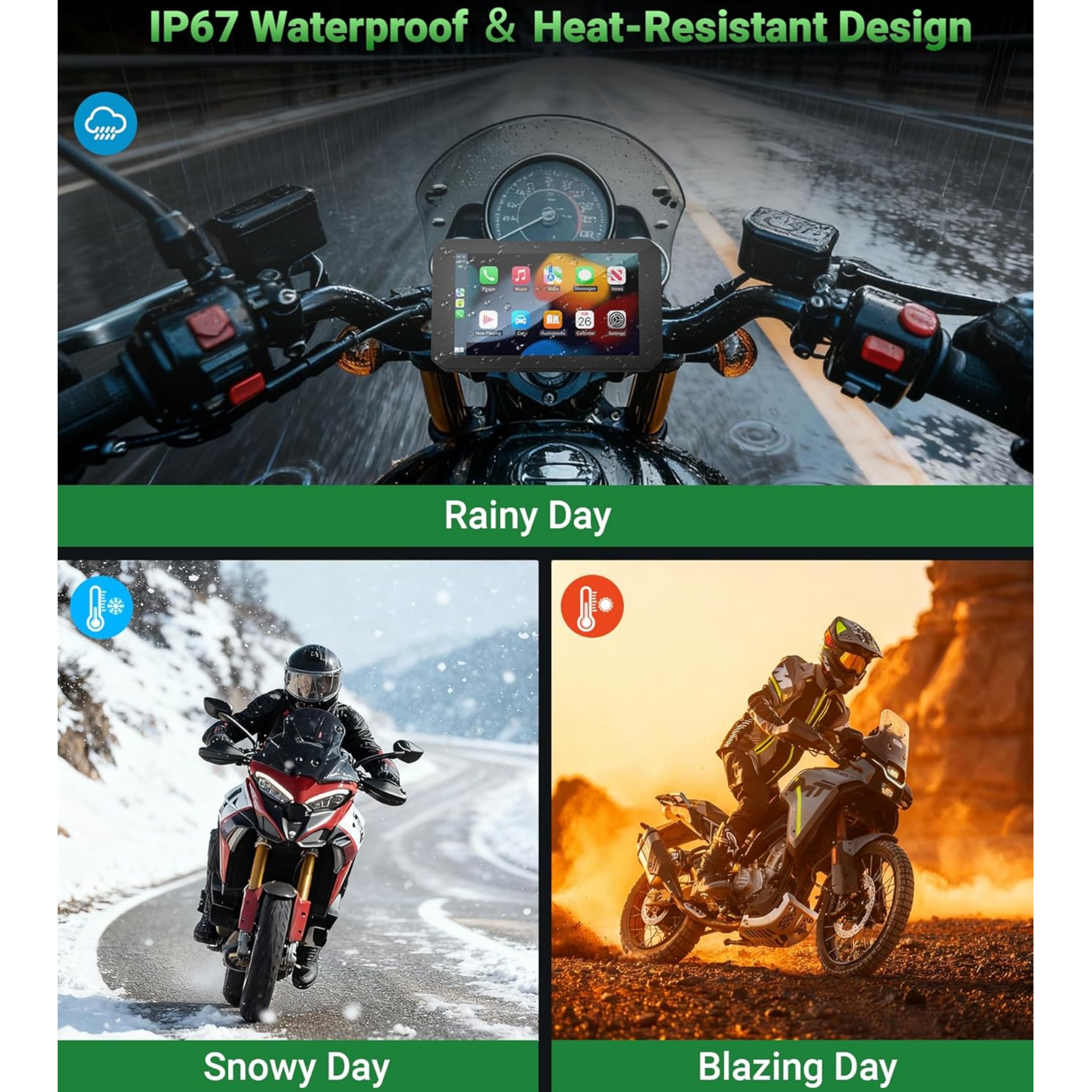 C3 Plus Motorcycle Carplay