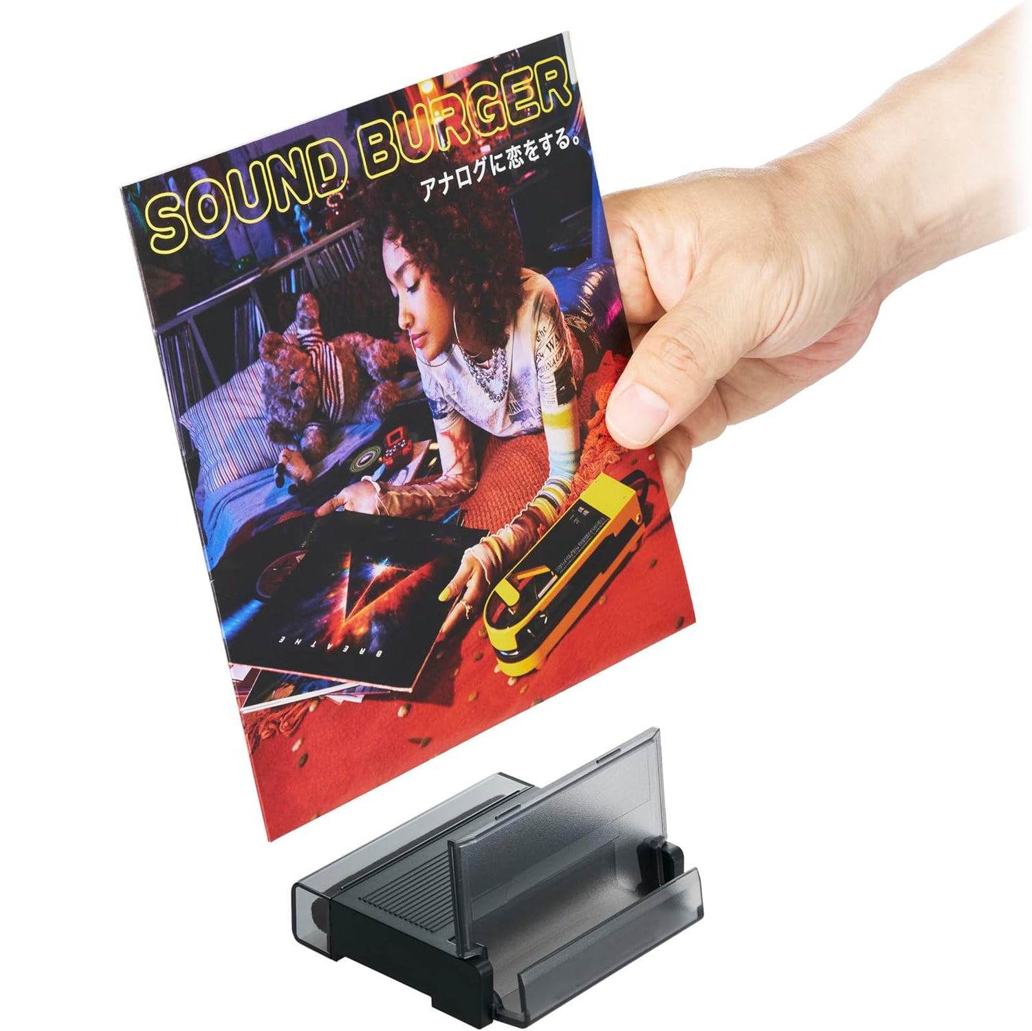 Record Cleaning Tool – 3-in-1 Vinyl Care Kit with Stand