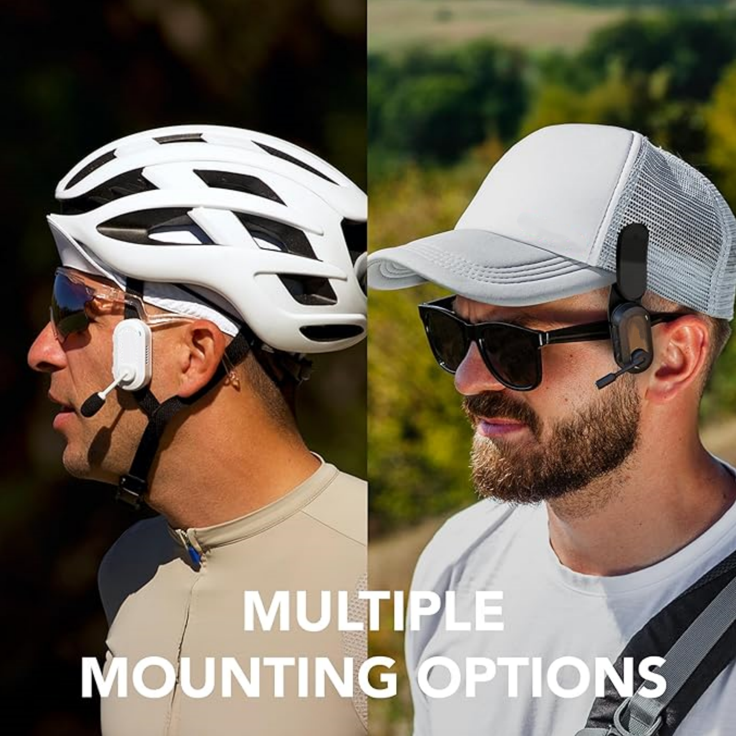 Cycling Communication System – 20g, 0.5 Mile Range, 7 Hour Battery