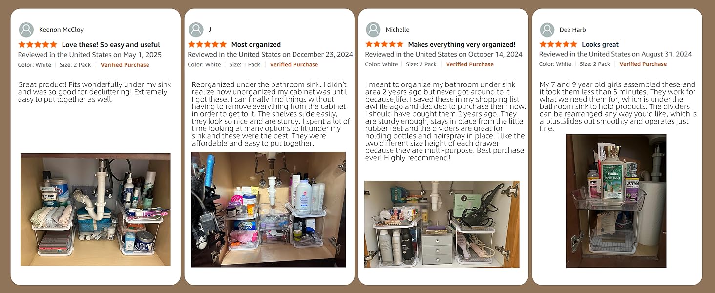 Under Sink Organizers and Storage
