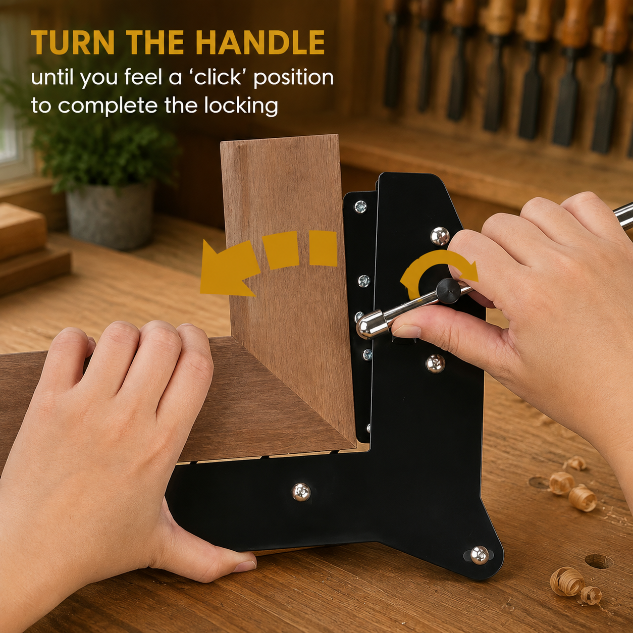 Heavy-Duty Corner Clamp for Woodworking