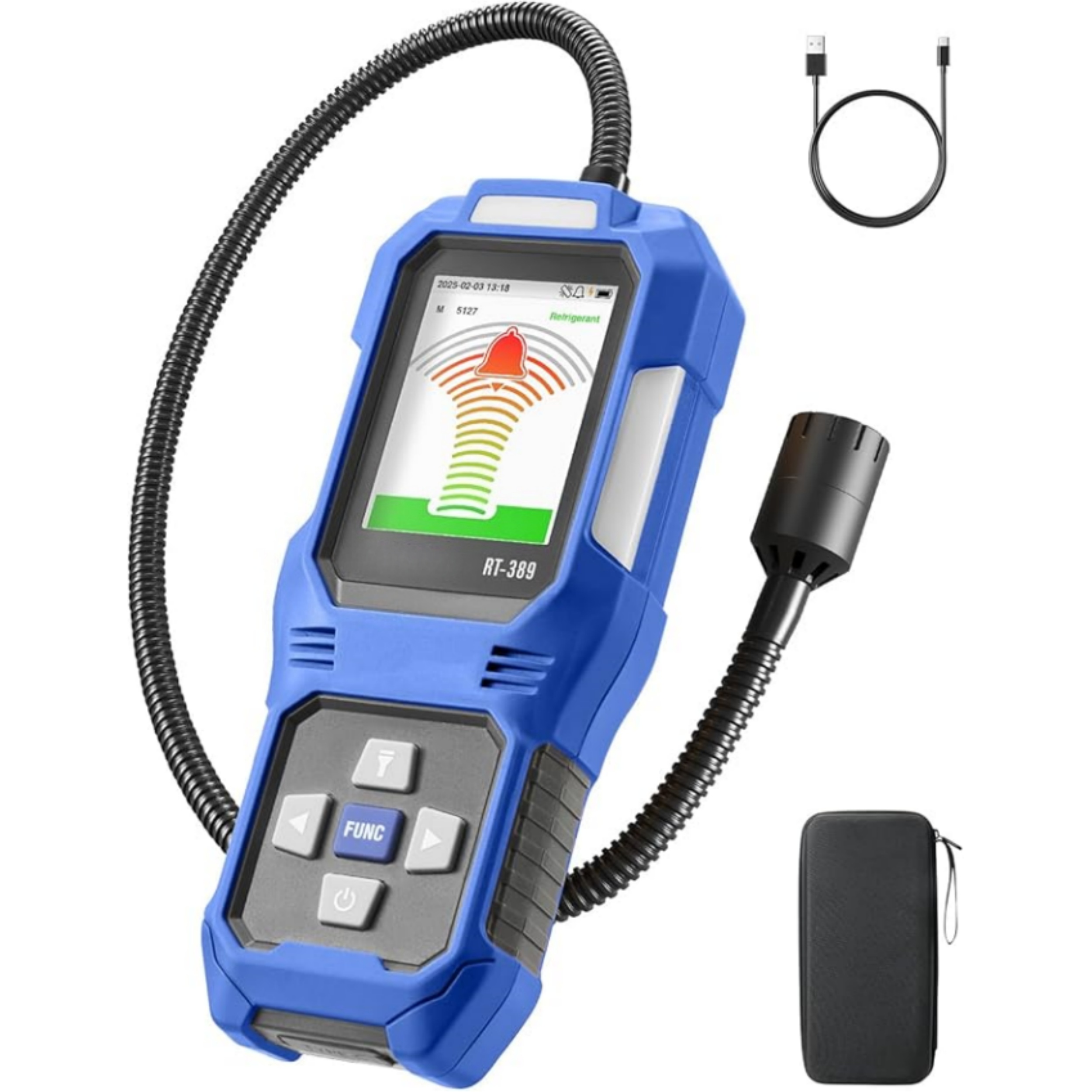 Rechargeable Refrigerant Leak Detector