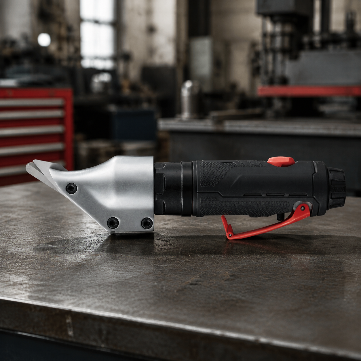 Pneumatic Air Shear – 0.5HP Metal Cutting Tool With Adjustable Power Control