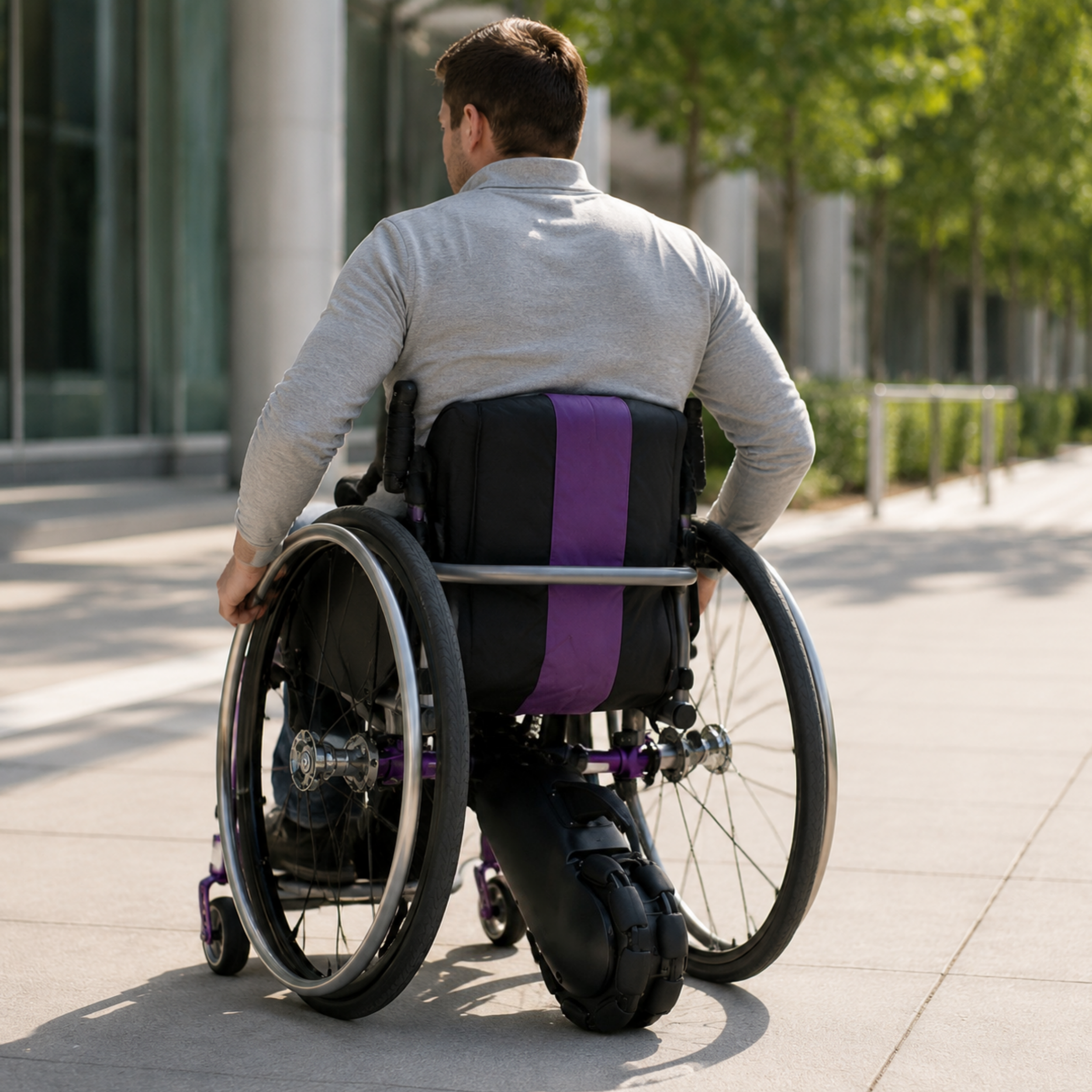 Portable Wheelchair Power Assist System – Lightweight Electric Mobility Support for Manual Wheelchairs