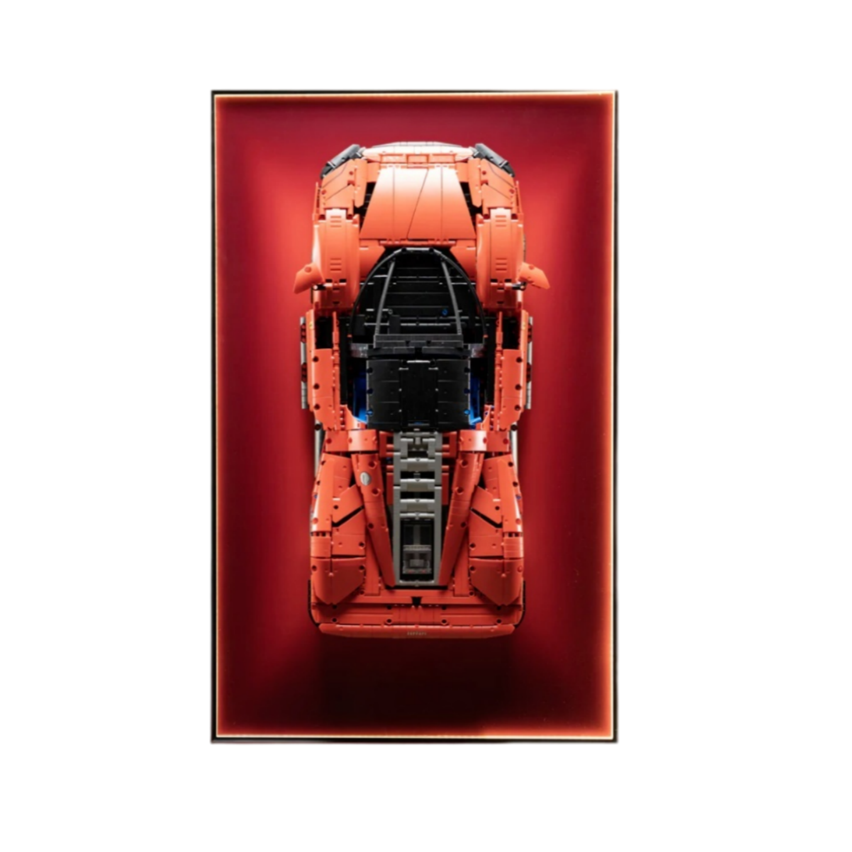 Wall-Mounted Racing Model Display Frame