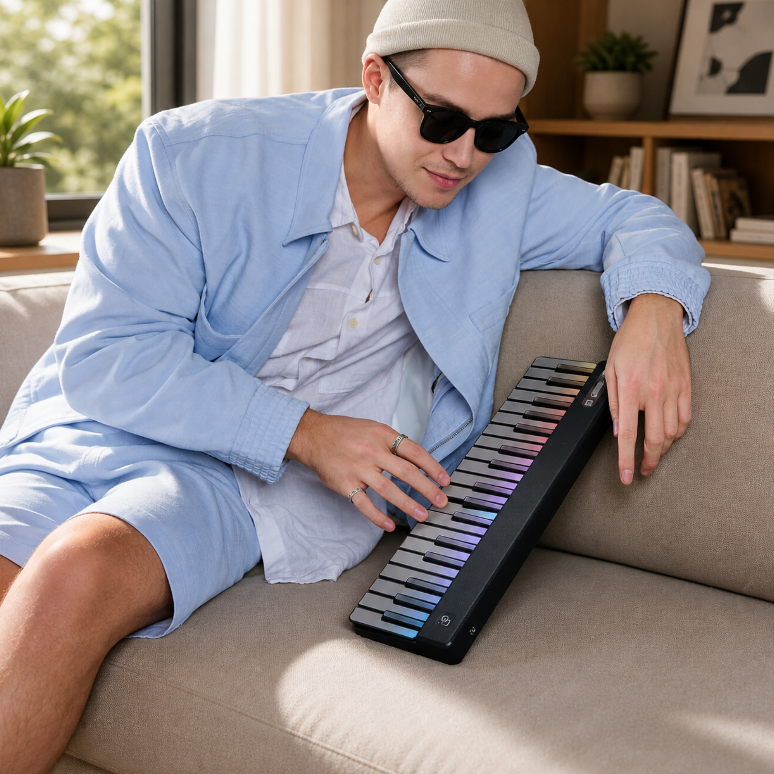 36-Key Light-Guided MIDI Keyboard – Smart Music Creation Controller