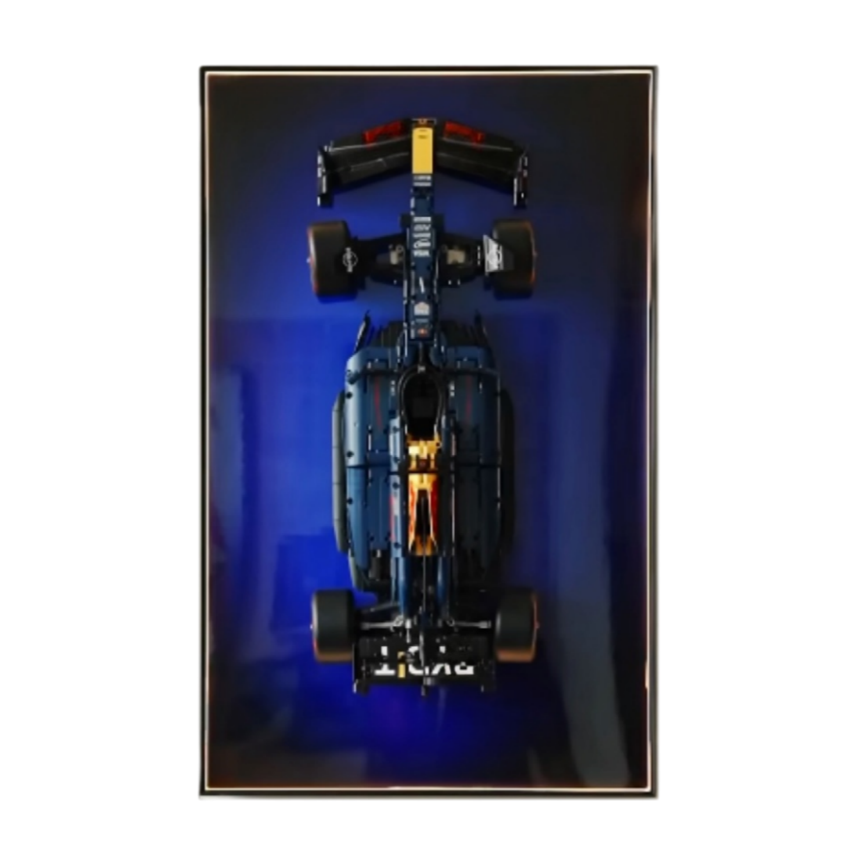 Wall-Mounted Racing Model Display Frame