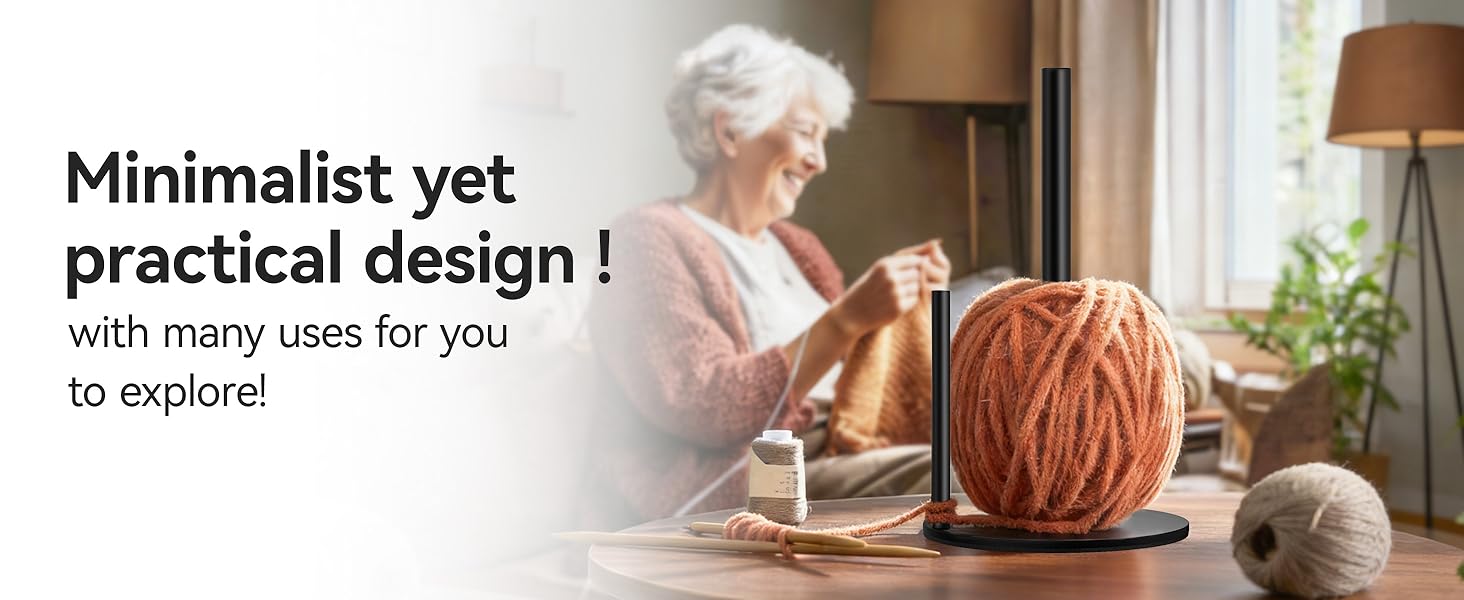 Or a yarn holder！With many uses for you to explore！