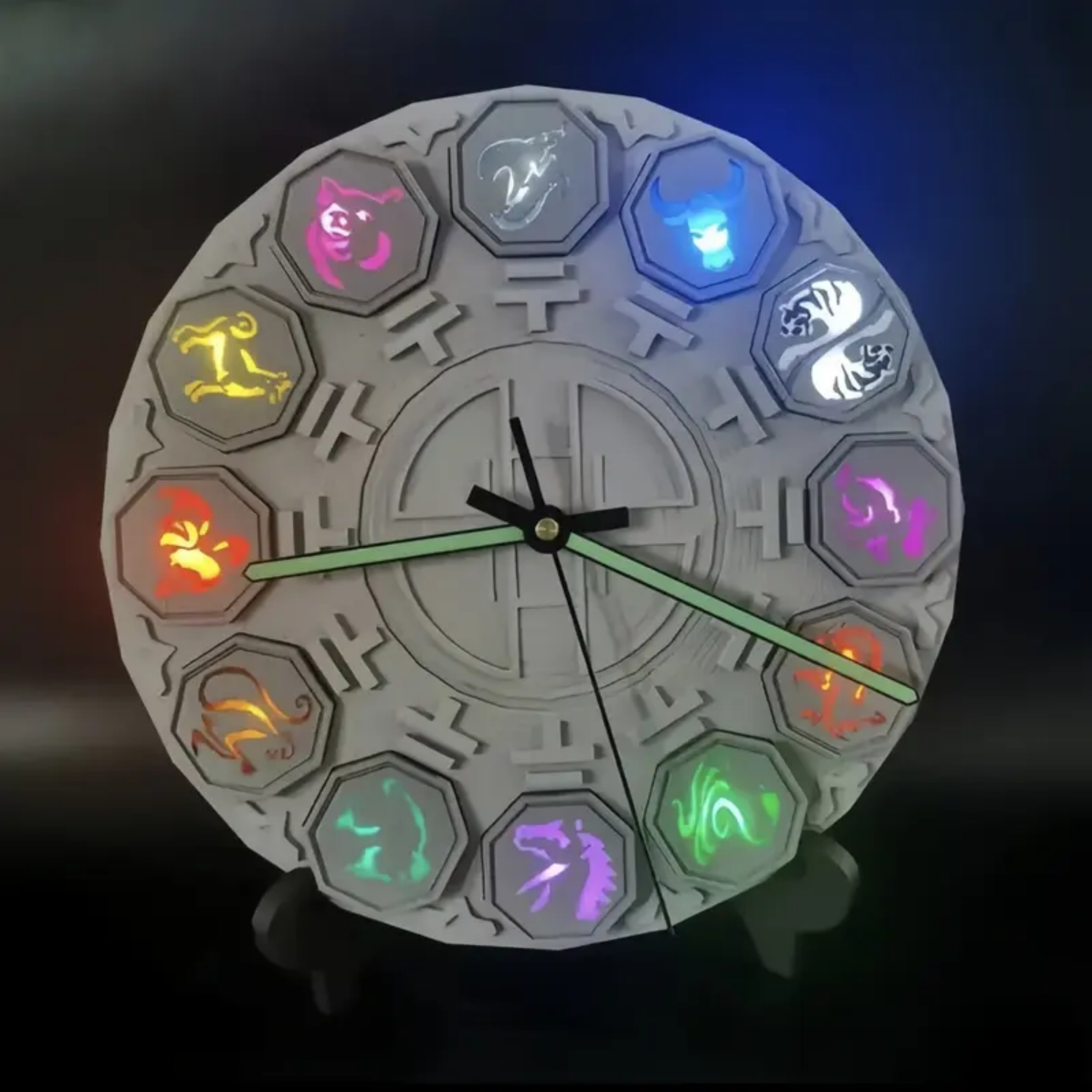 Complete 12-Piece Talisman Set – Removable, Glow Effect, PETG Material