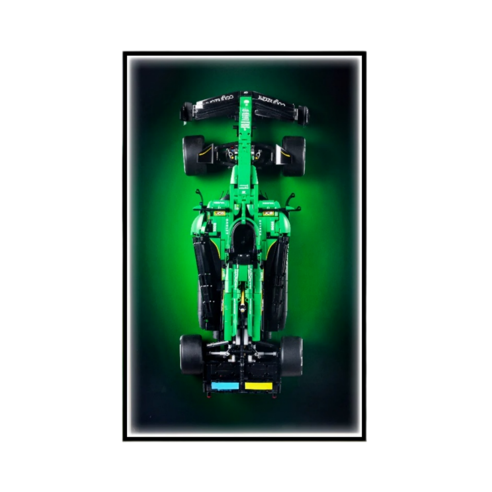 Wall-Mounted Racing Model Display Frame