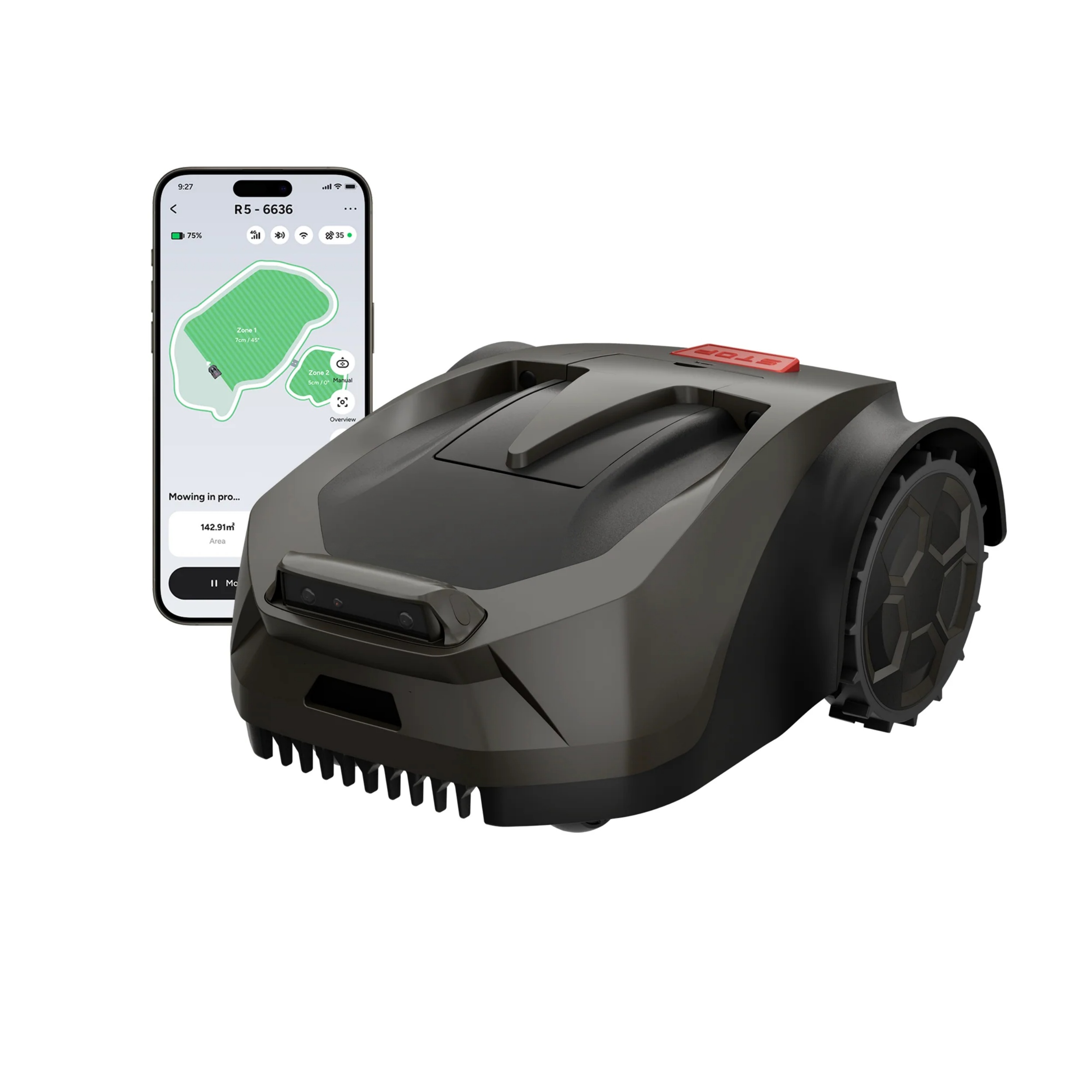 Intelligent Robotic Lawn Mower – AI Navigation & Smart Lawn Care System