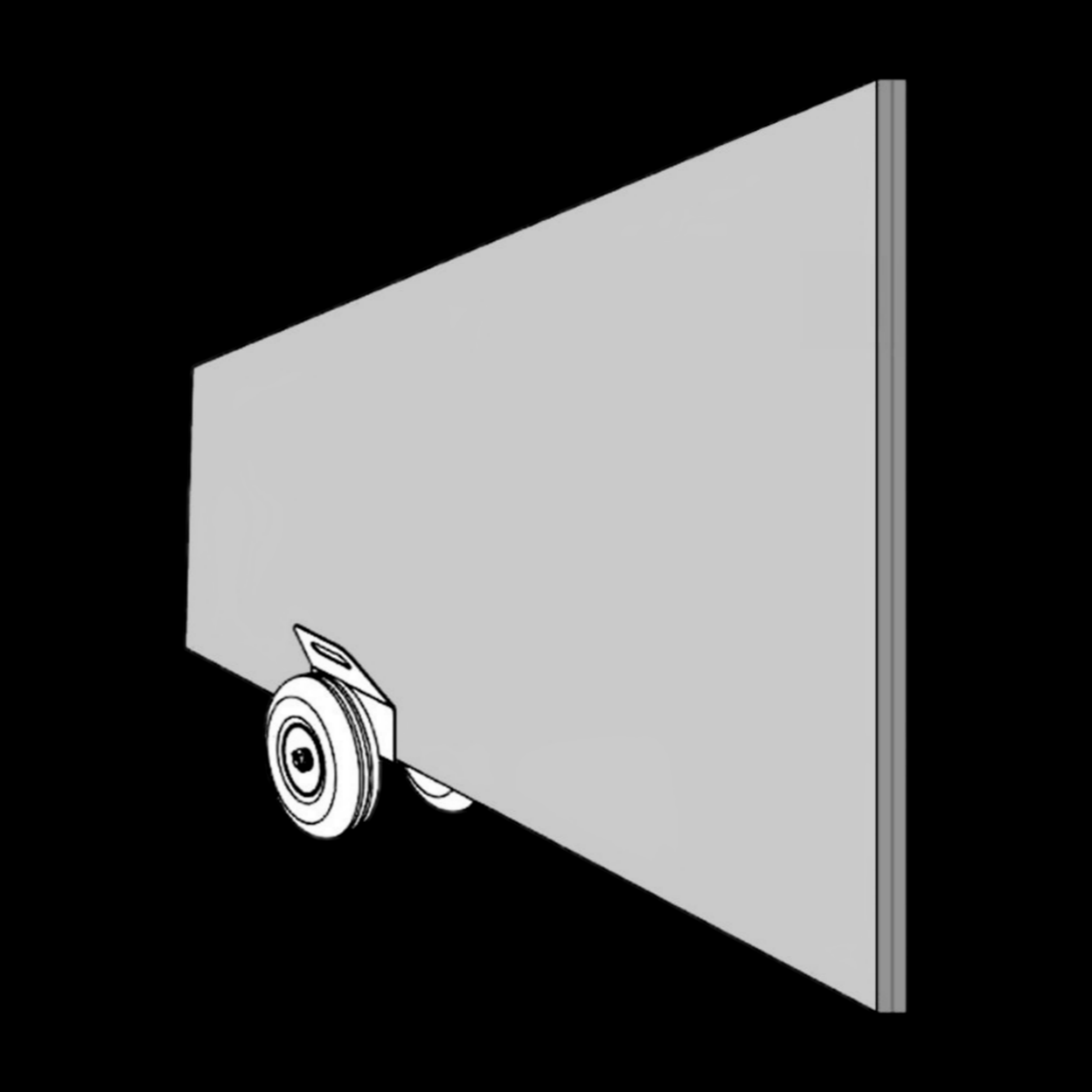 Heavy-Duty Sheet Material Transport Stand
