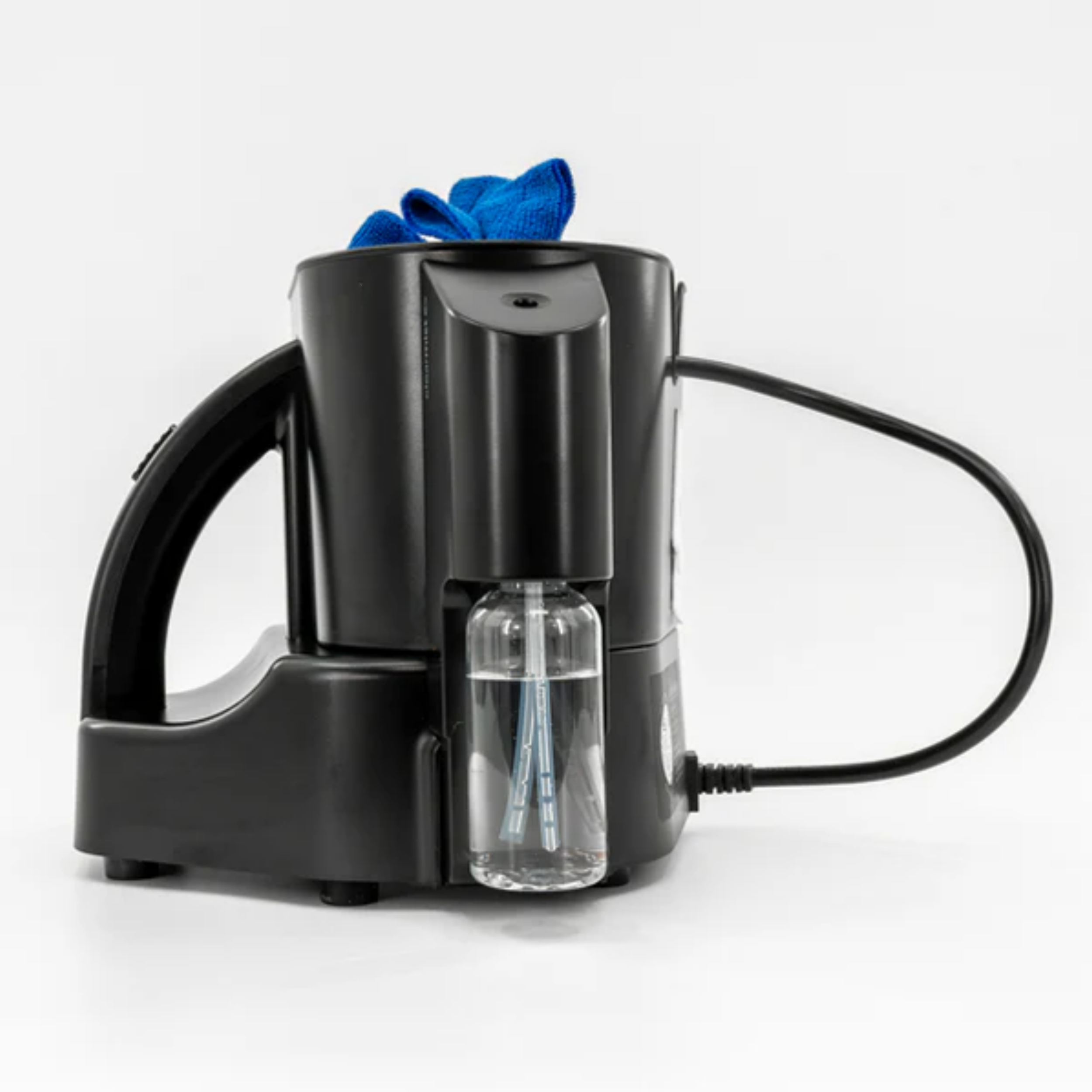 Glassware Polisher – Microfiber Brushes, Atomized Mist, Lightweight Design