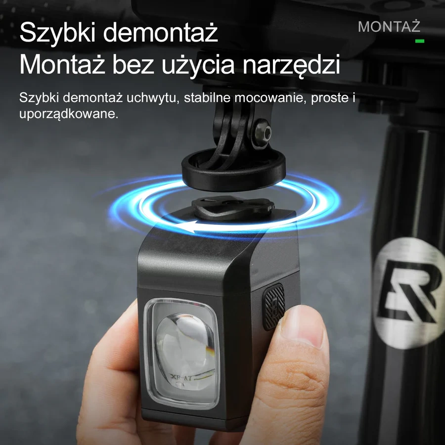 Ultimate Smart Front Light with Remote – 1600 Lumen Beast for Night Riding 
