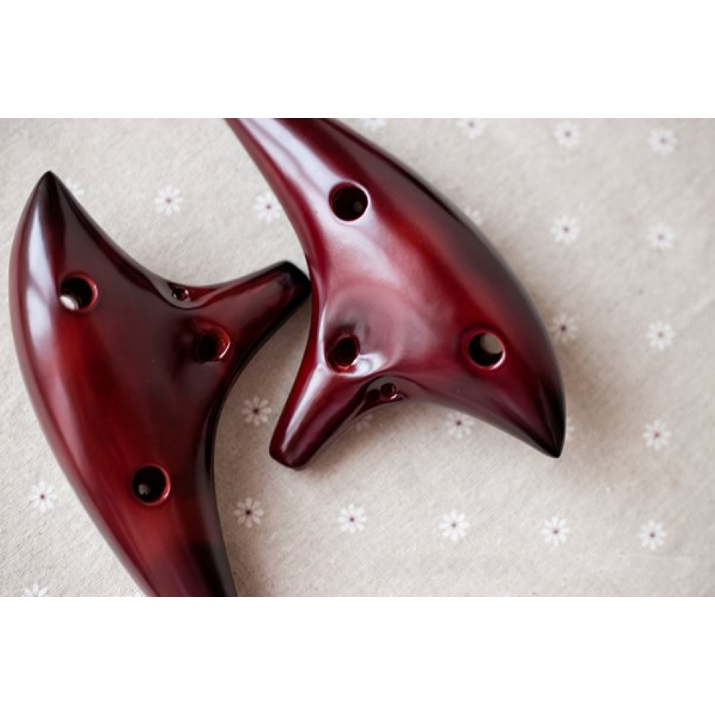 12‑Hole Alto C Ocarina – Smoldering Finish, Dolomite Material