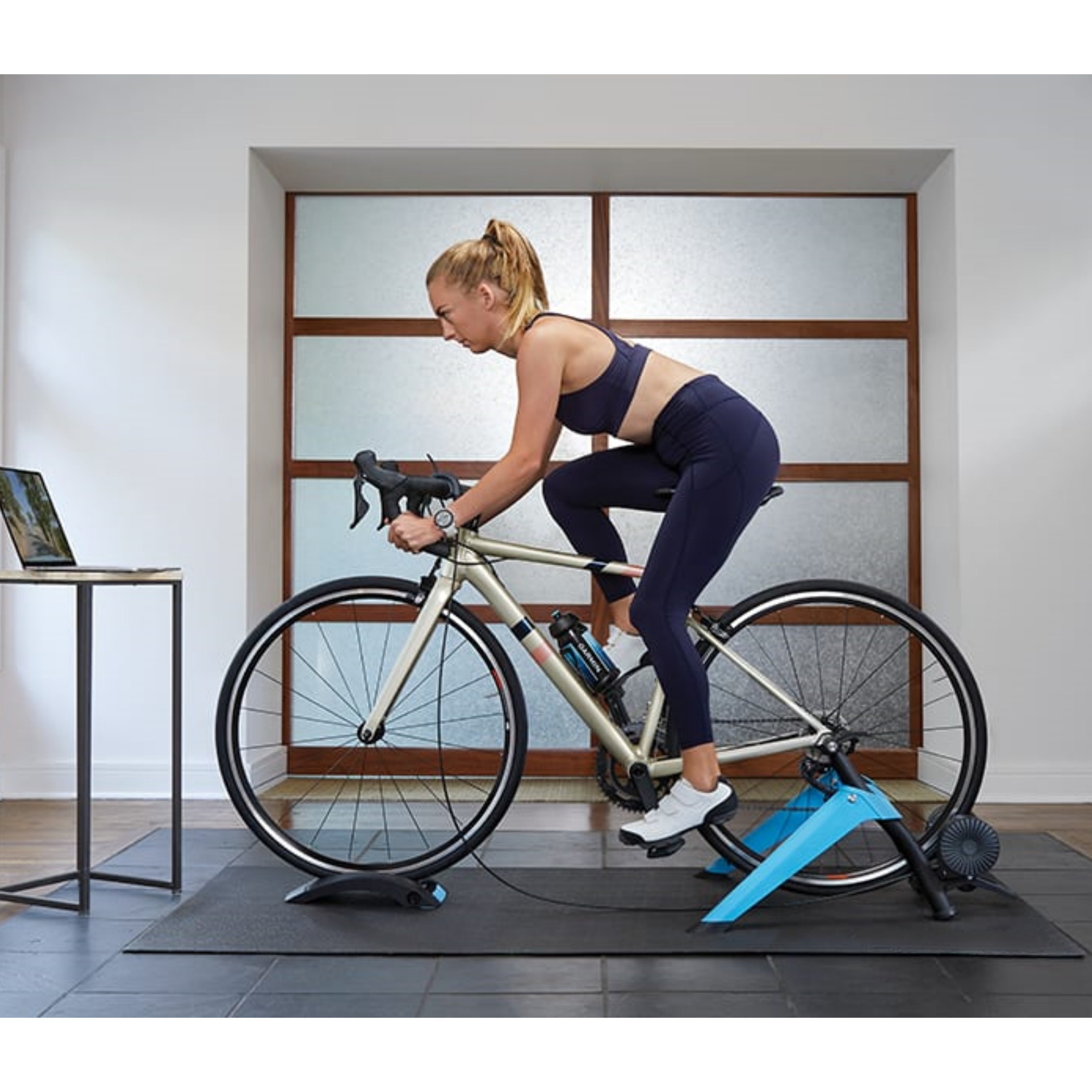 Indoor Bike Trainer – Magnetic Resistance, 10 Levels, Quiet Operation