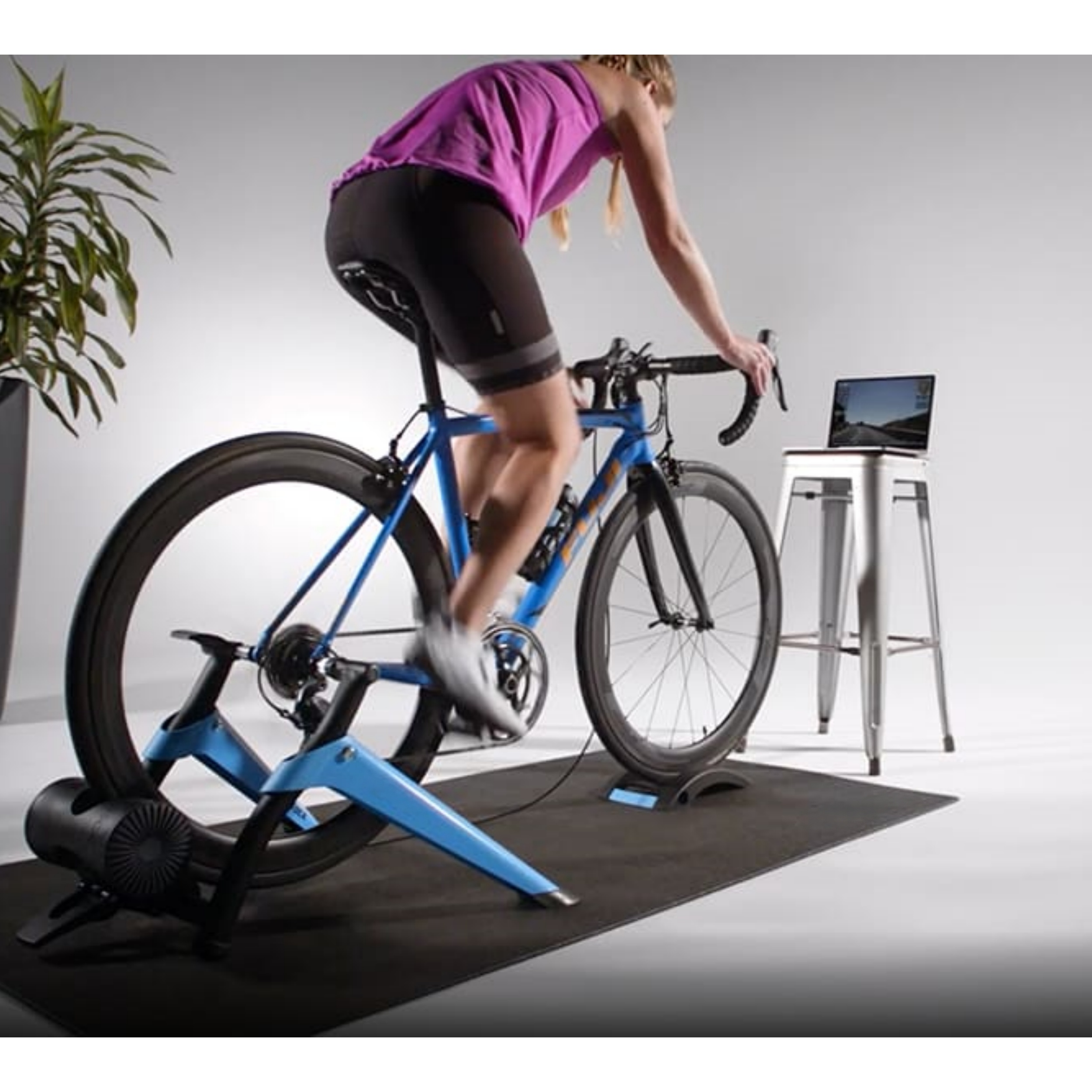 Indoor Bike Trainer – Magnetic Resistance, 10 Levels, Quiet Operation