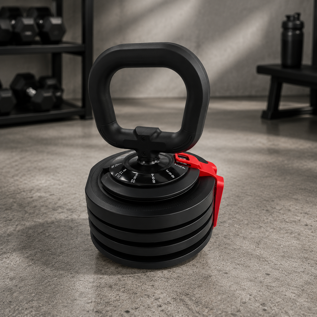 3-in-1 Adjustable Weight Set – Dumbbell, Barbell & Kettlebell In One Compact System