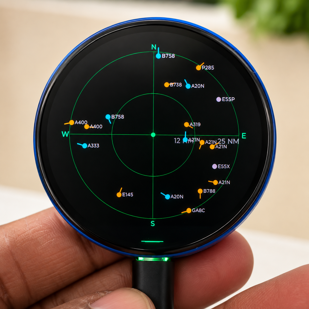 Aircraft radar speed detector