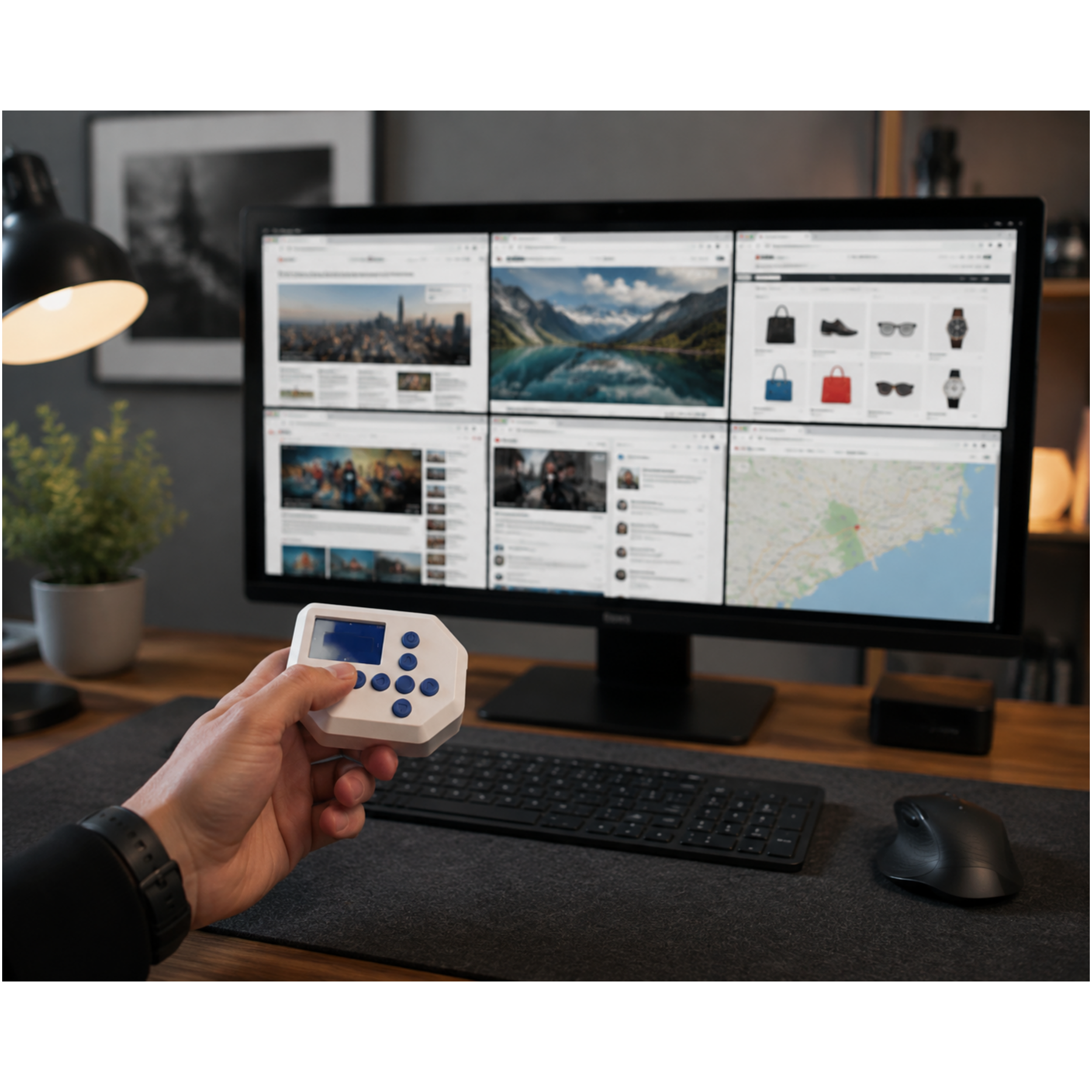 Multi‑Tool Everything Remote – 5-in-1 Wireless Controller