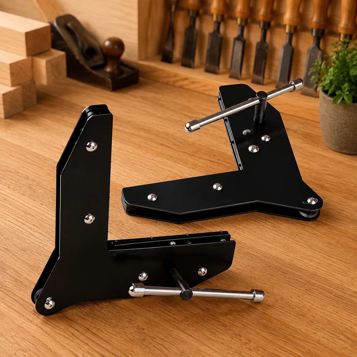 Heavy-Duty Corner Clamp for Woodworking