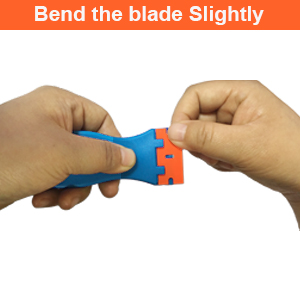 plastic razor blade scraper
