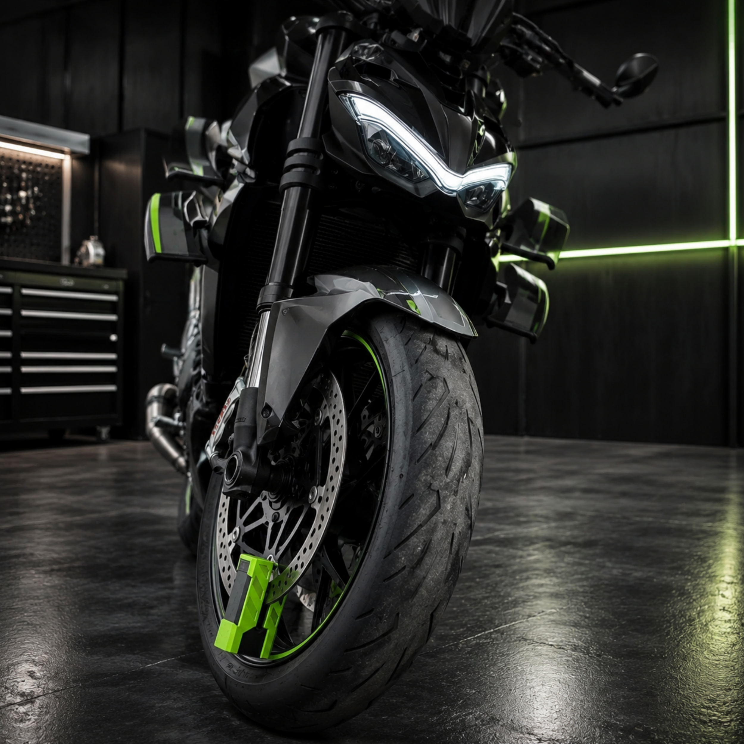 Smart Motorcycle Disc Lock – Keyless Security & Motion Alert System