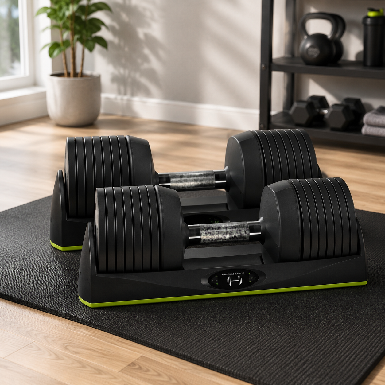 Smart Adjustable Dumbbell Set – Digital Weight Training System