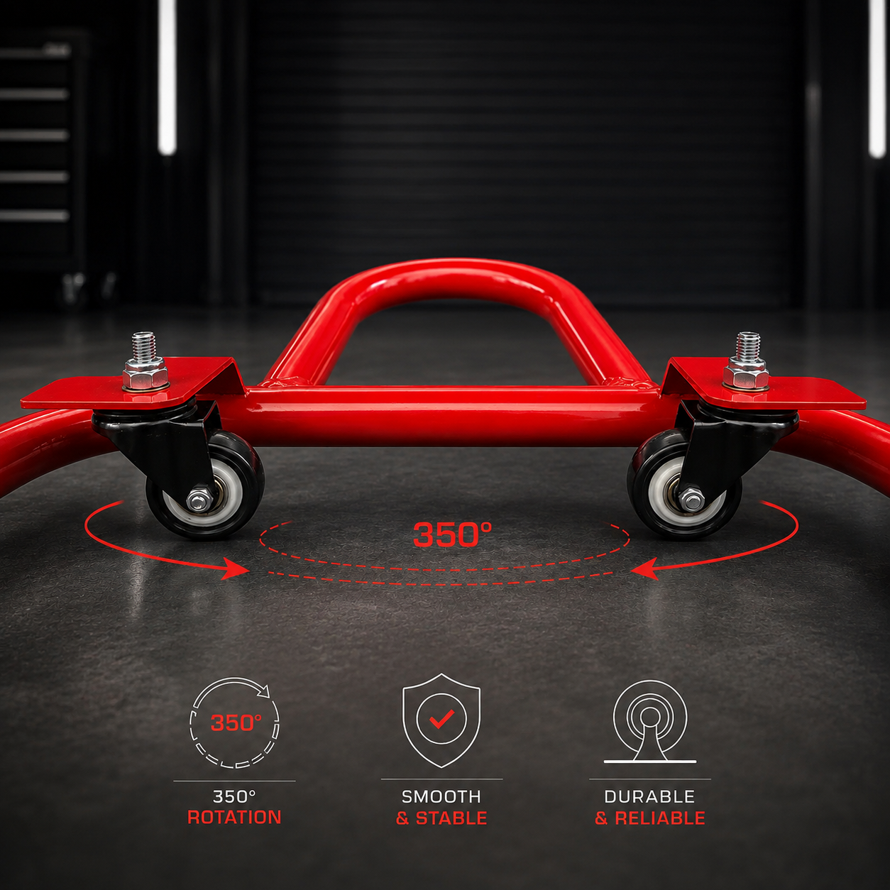 360° Universal Rotatable Motorcycle Paddock Stand
